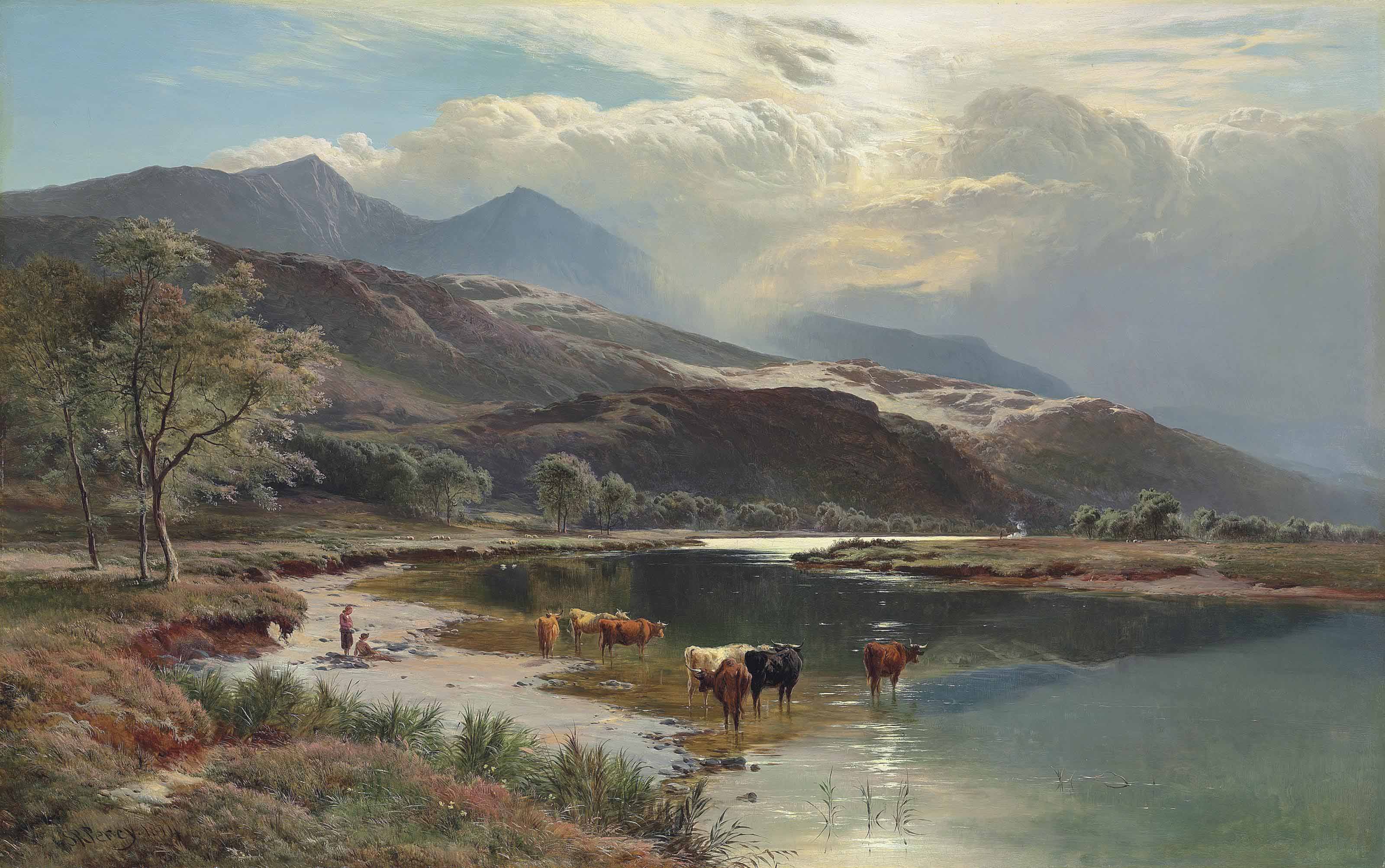 Sidney Richard Percy 1821 1886 Cader Idris North Wales 19th