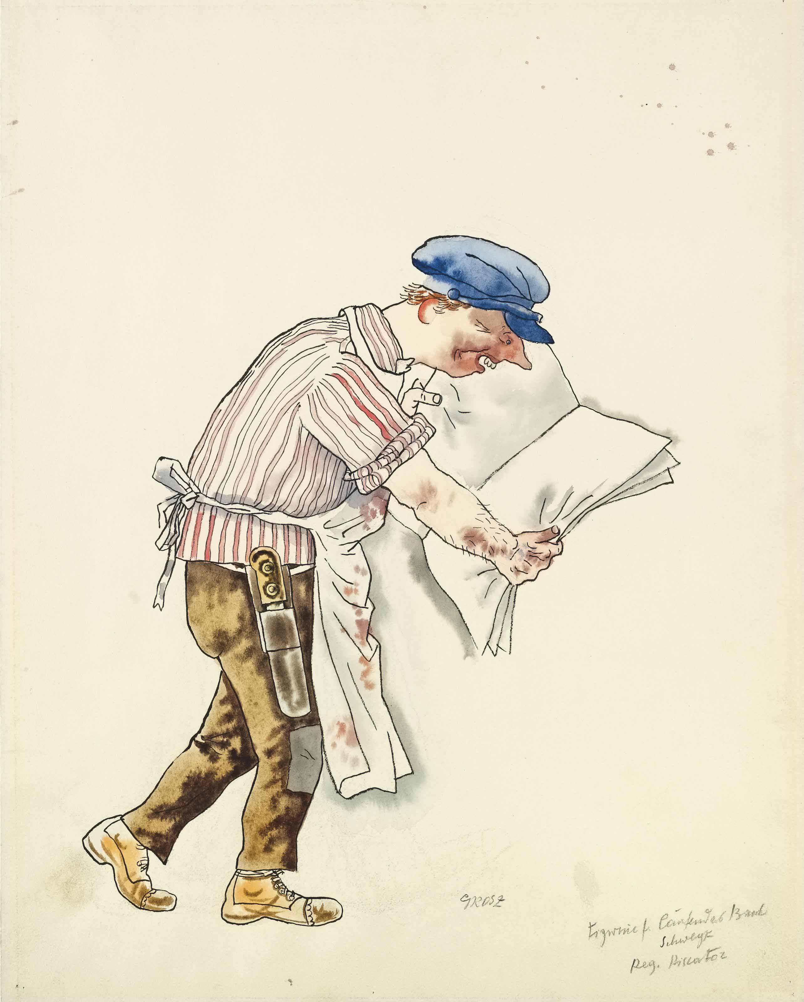 George Grosz (1893-1959) , Deutschland, Deutschland über alles