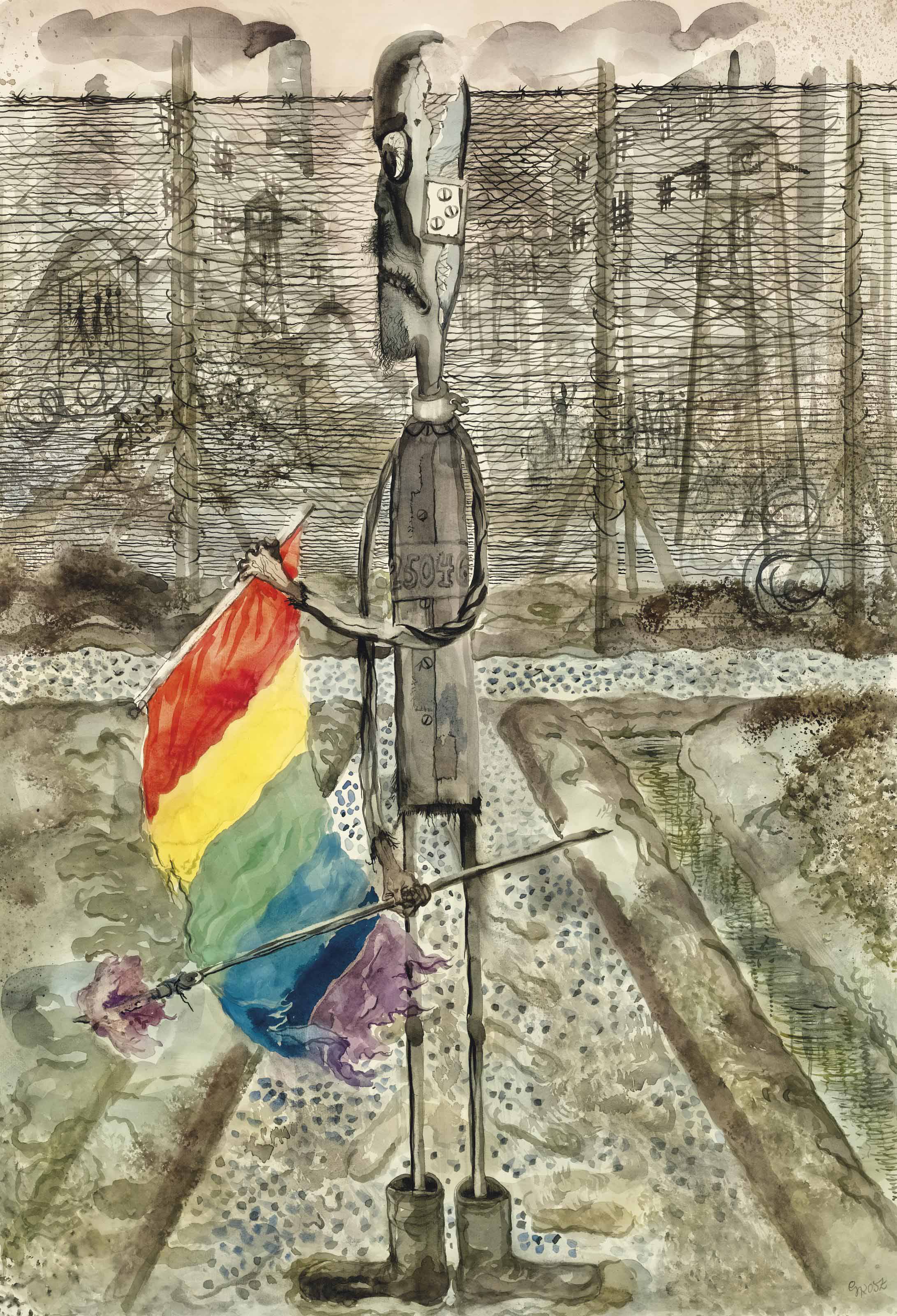 George Grosz (1893-1959) , Deutschland, Deutschland über alles