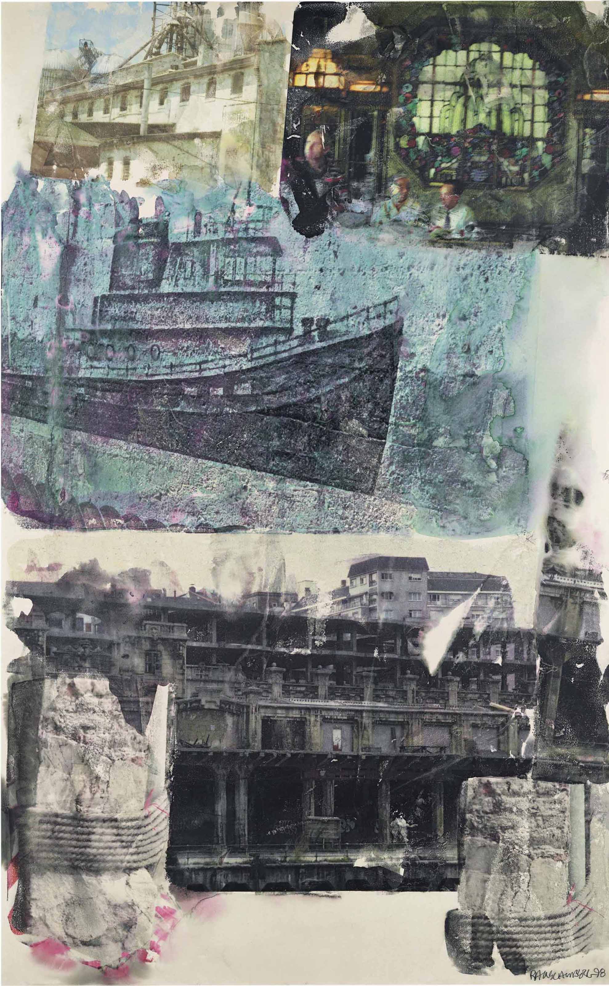 Robert rauschenberg combines picture