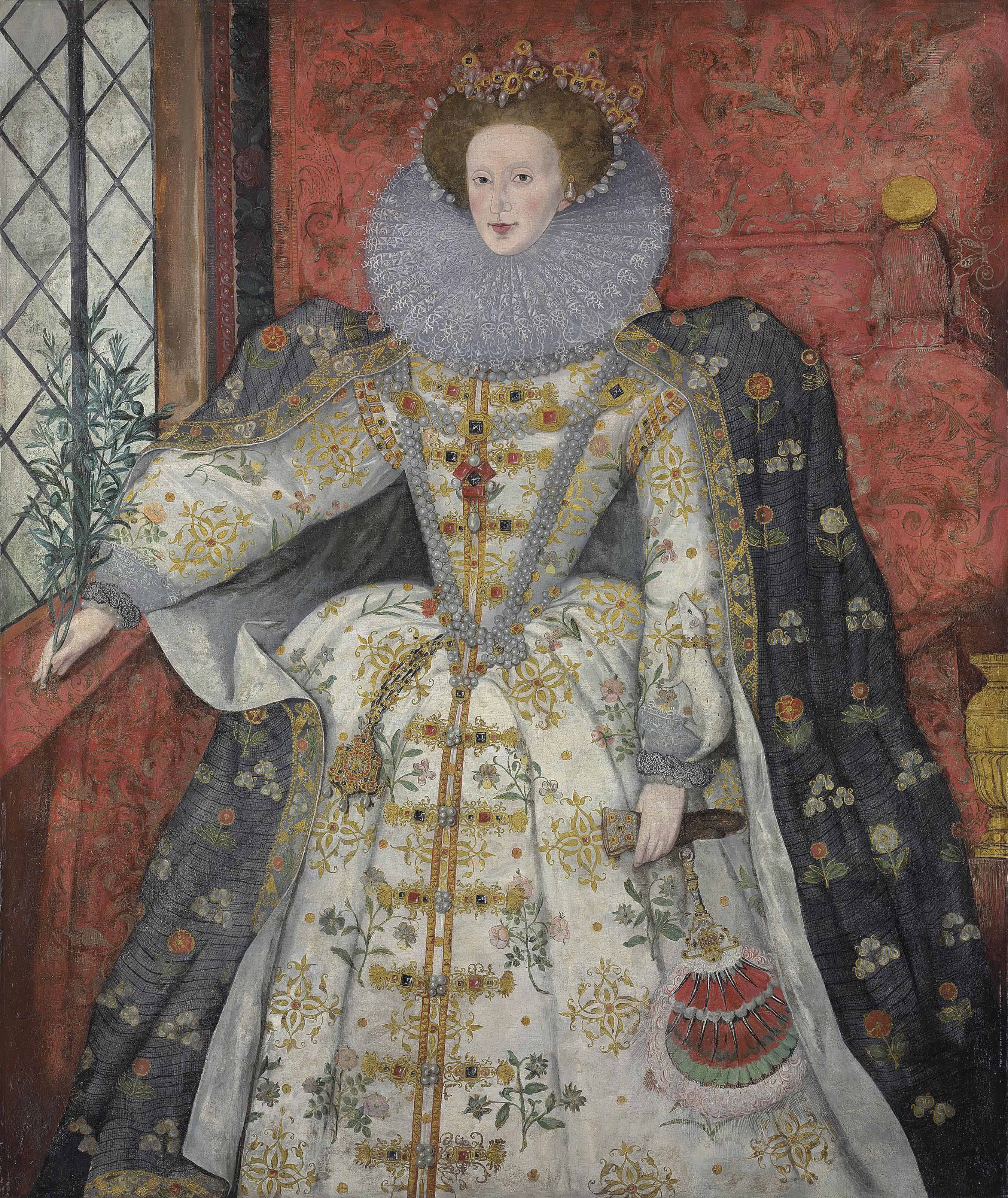 English School, circa 1585-1590 , Portrait of Queen Elizabeth I (1533