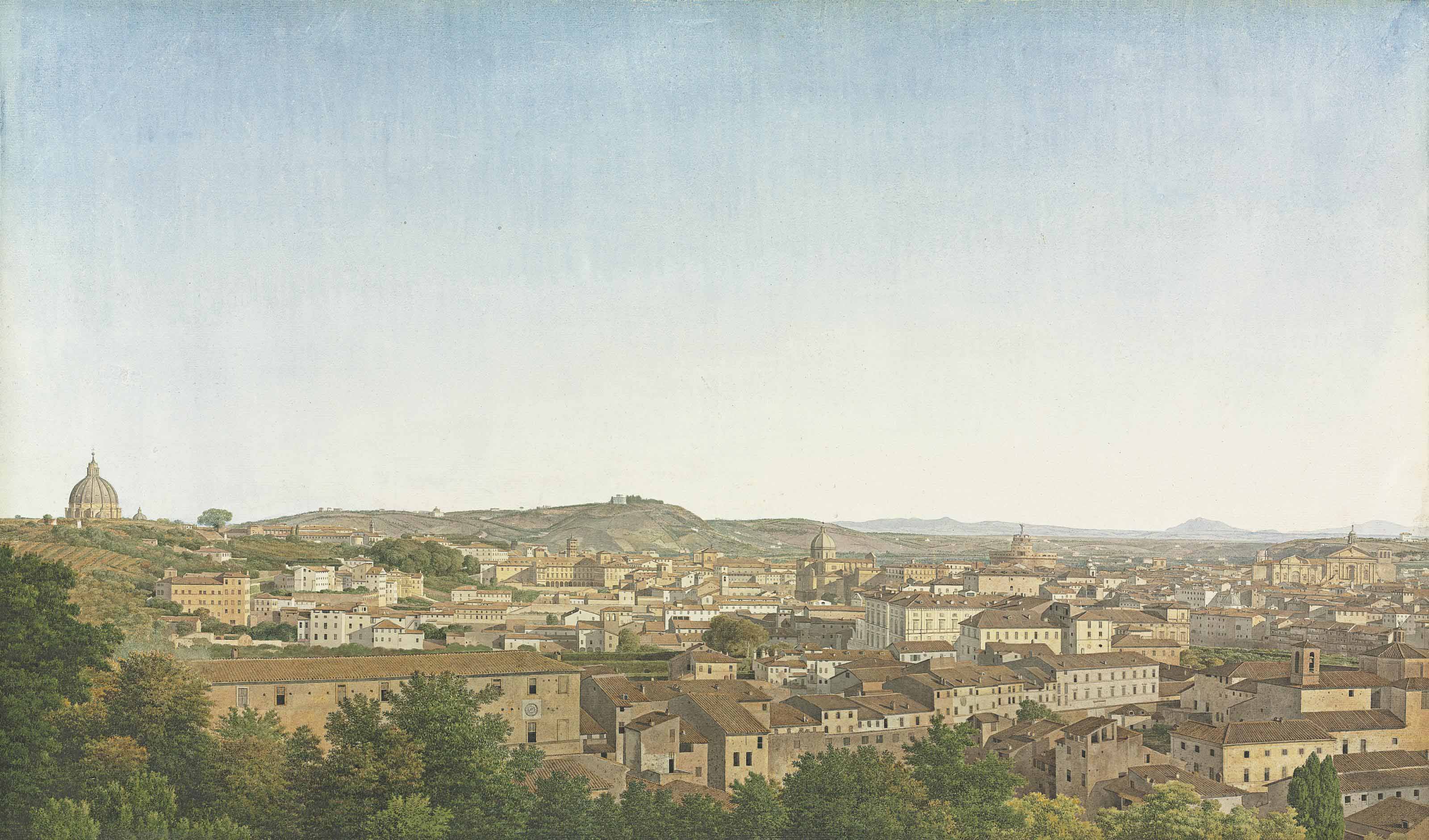 Giovanni Battista Lusieri Called Titta Lusieri Rome 1754 1821 Athens