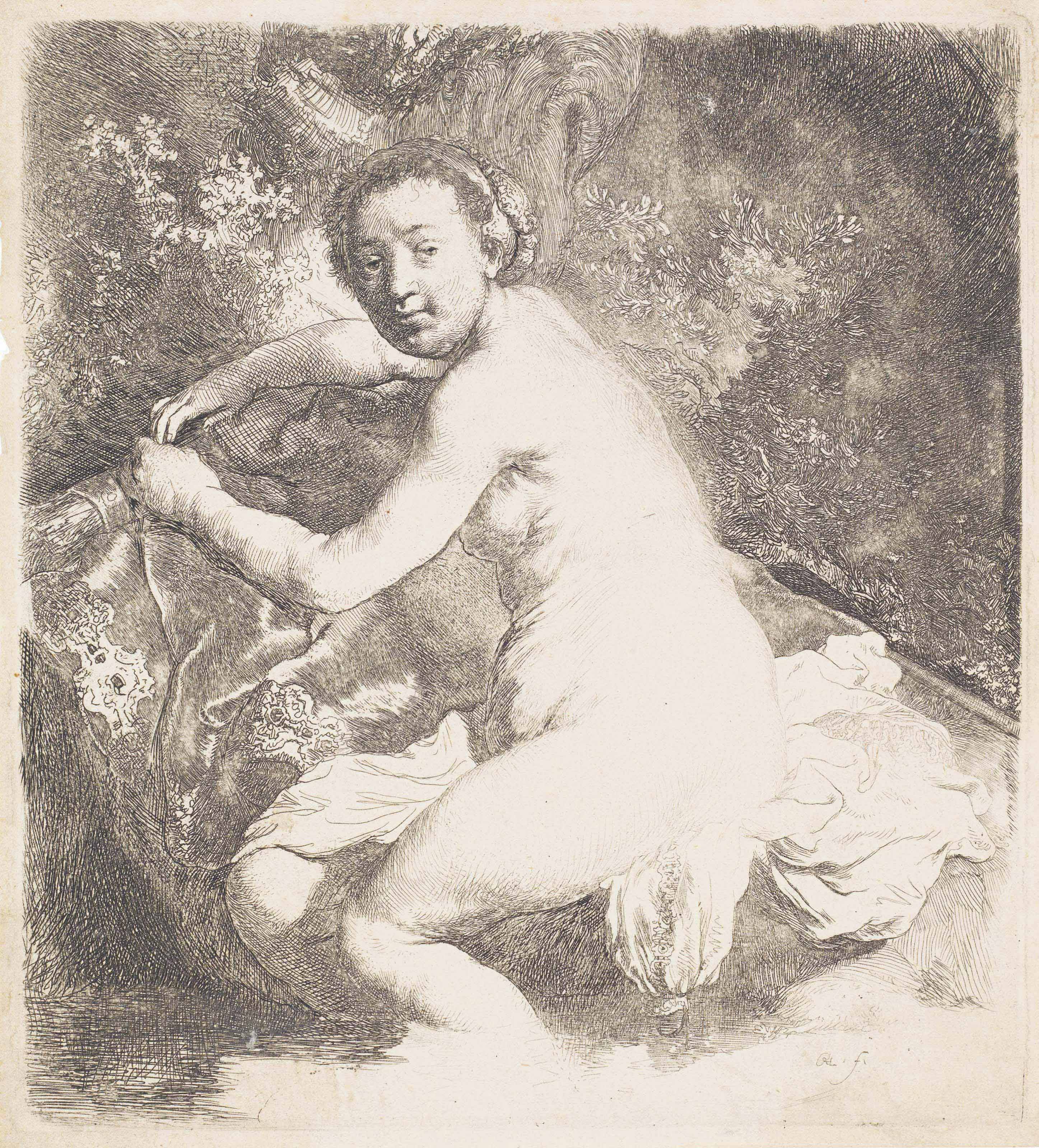 Diana at the Bath (B., Holl. 201; H. 42; New Holl. 89)
