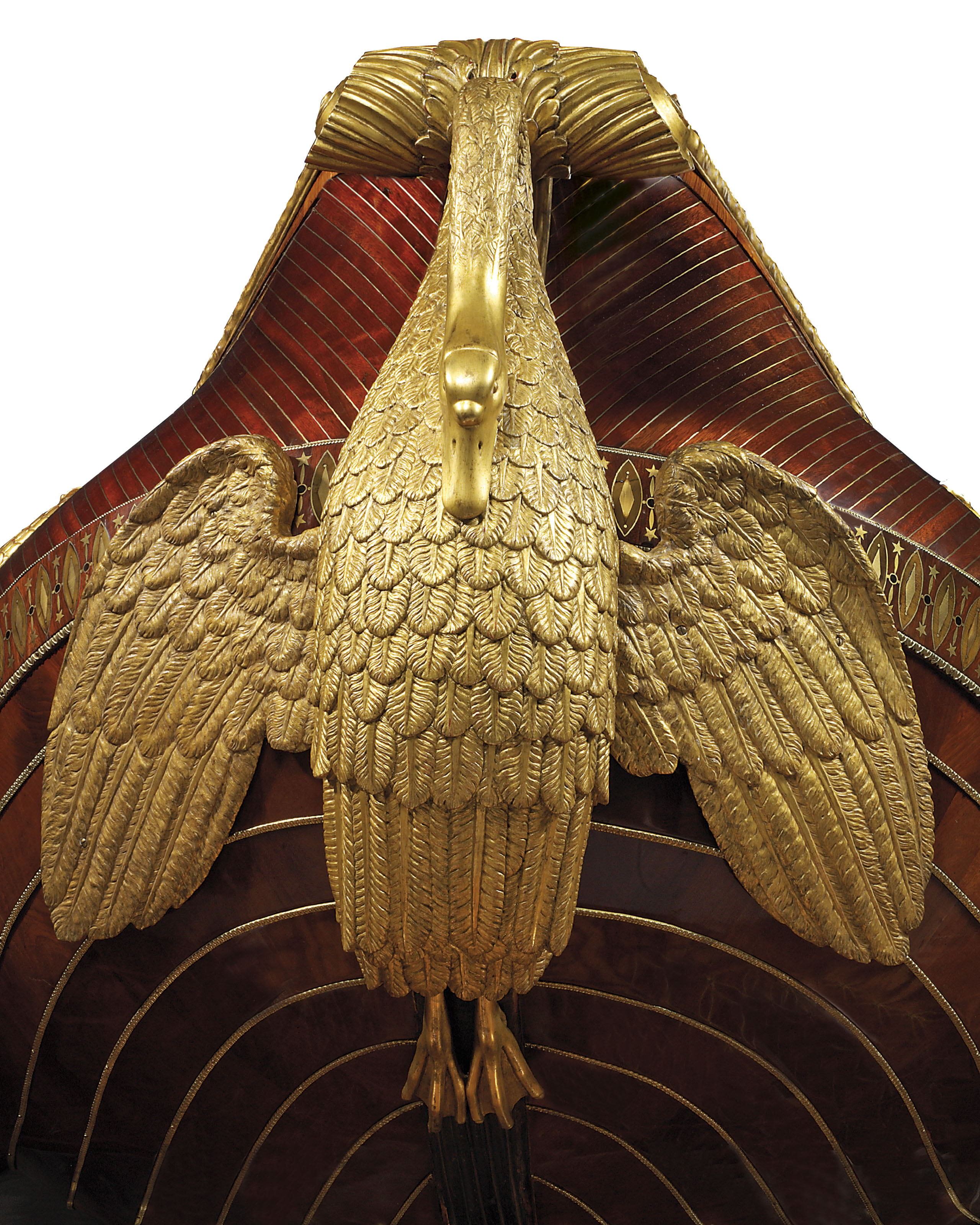 A SPANISH GILTMETALMOUNTED, GILTWOOD AND BRASSINLAID MAHOGANY, BOIS