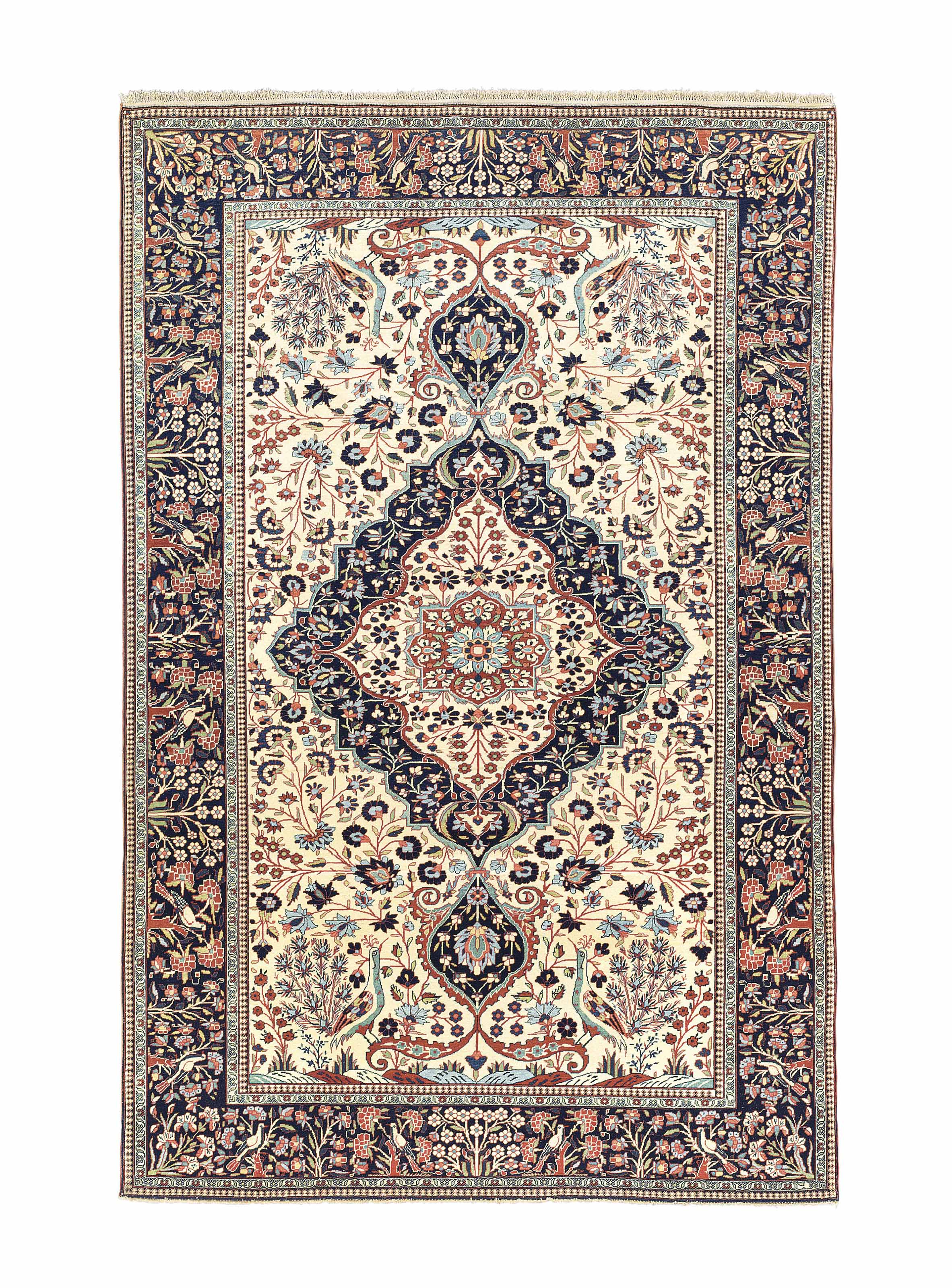 A KASHAN 'MOHTASHAM' RUG , CENTRAL PERSIA, CIRCA 1890 Christie's