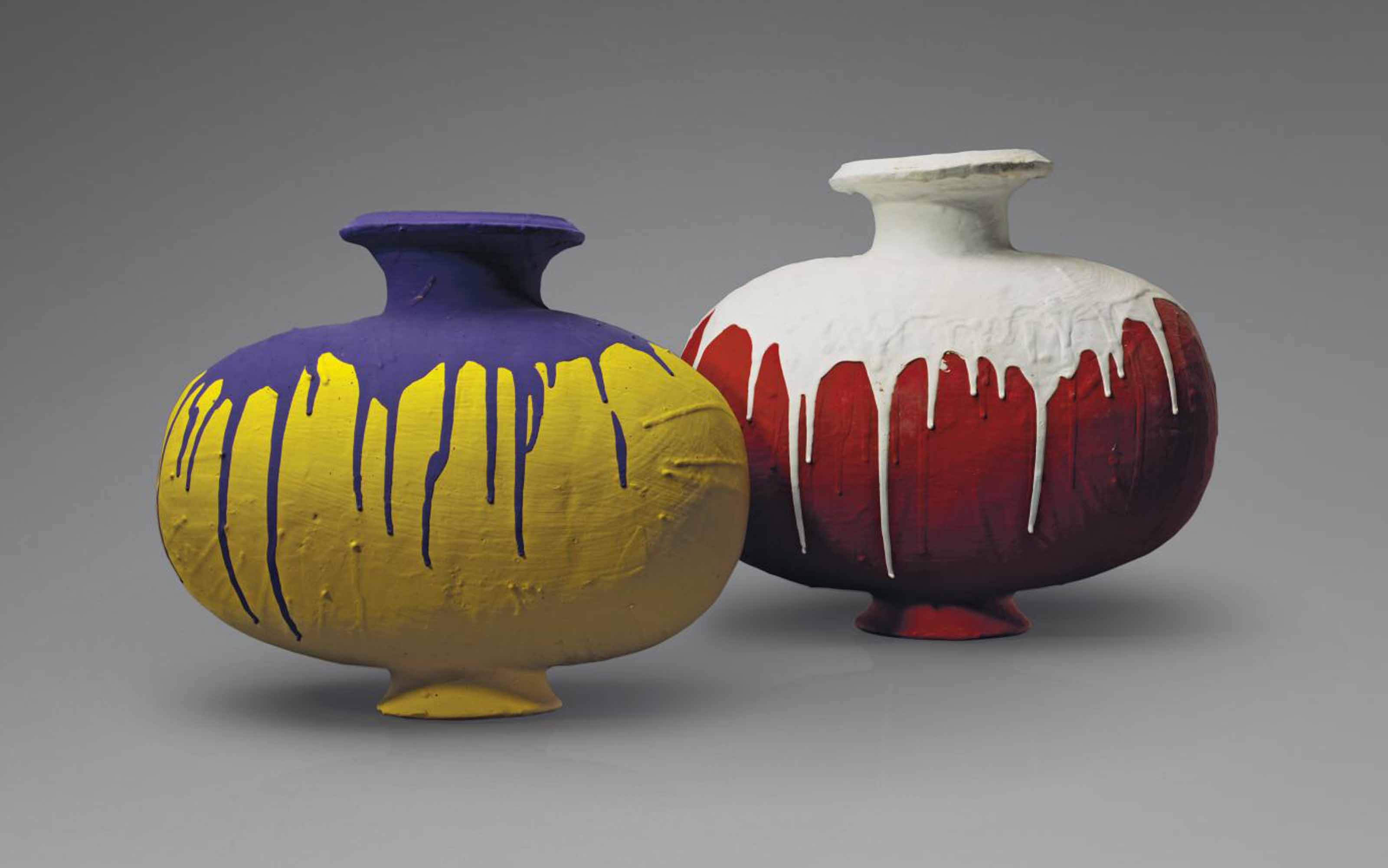 Ai Weiwei B 1957 Coloured Vases 2000s Sculptures Statues