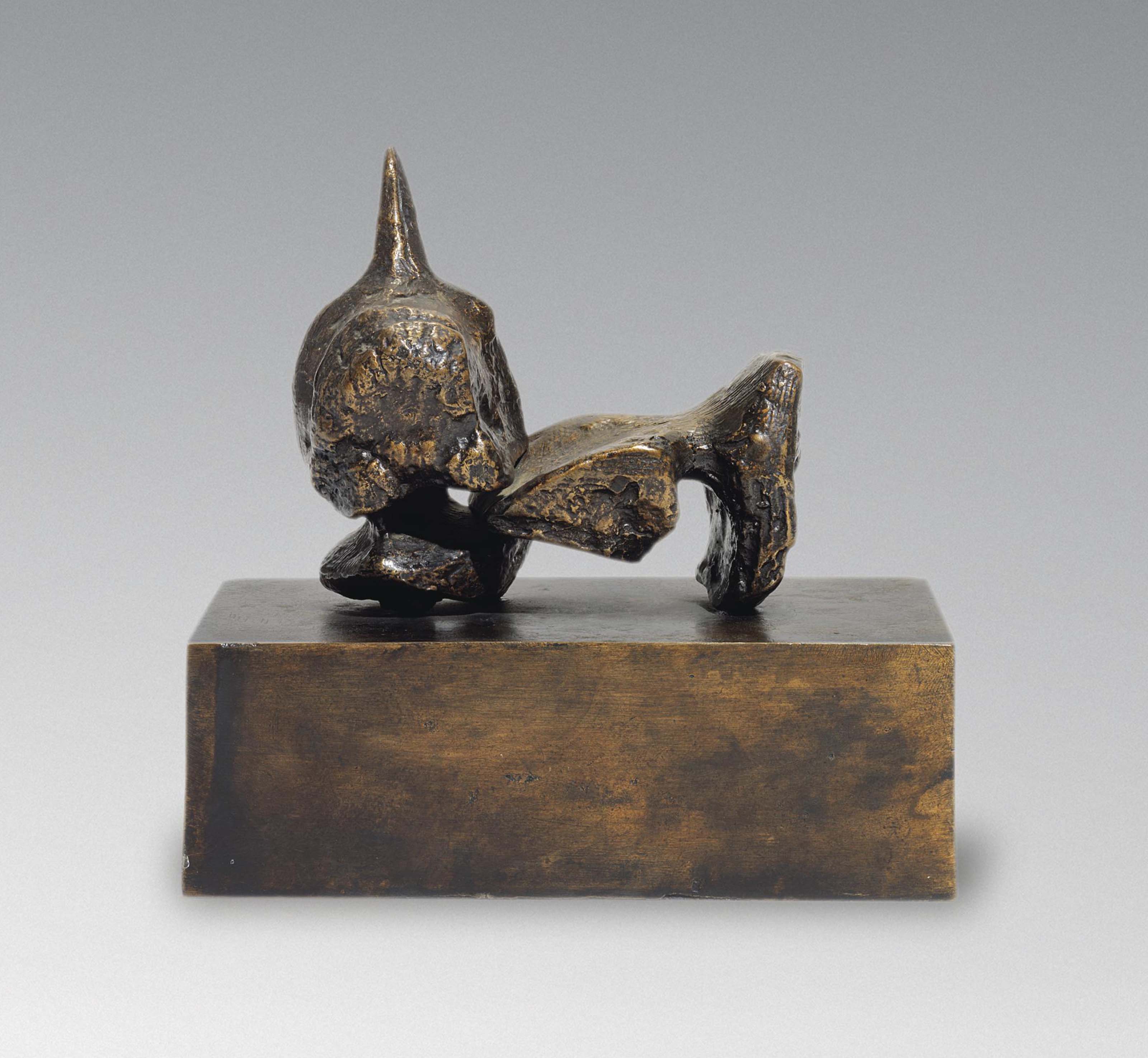 Two piece reclining figure: Maquette No. 5
