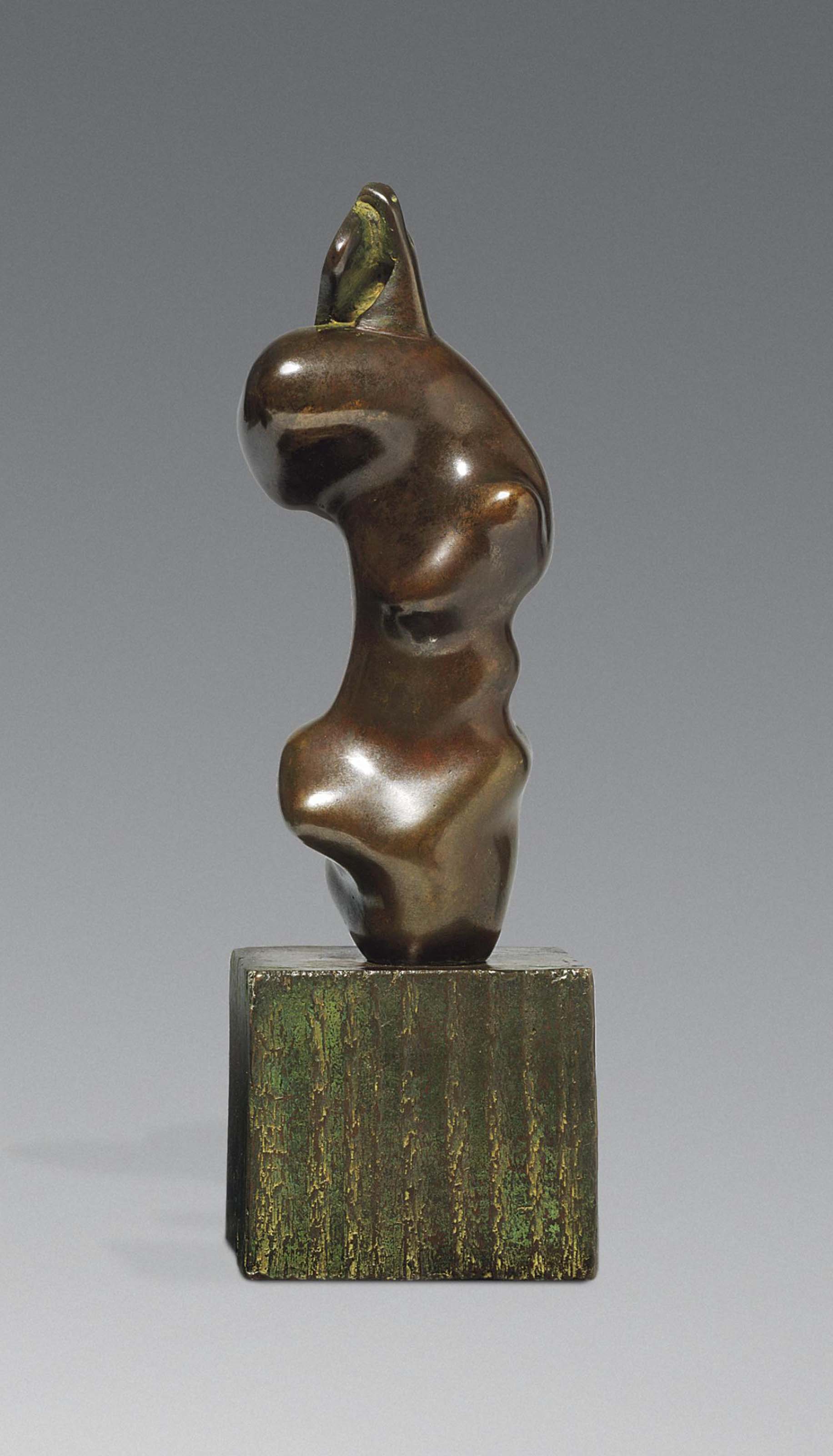 Maquette for Three-Quarter Figure: Lines
