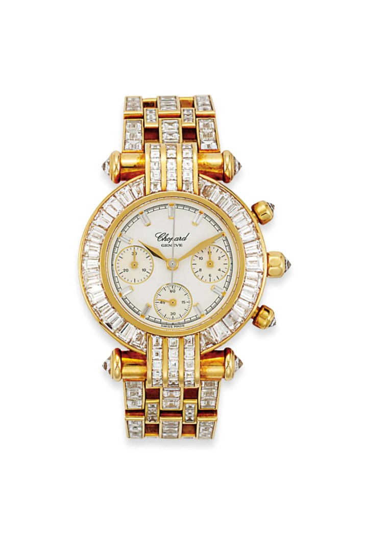 A FINE 18 CARAT GOLD AND DIAMOND 'IMPERIALE' WRISTWATCH, BY CHOPARD