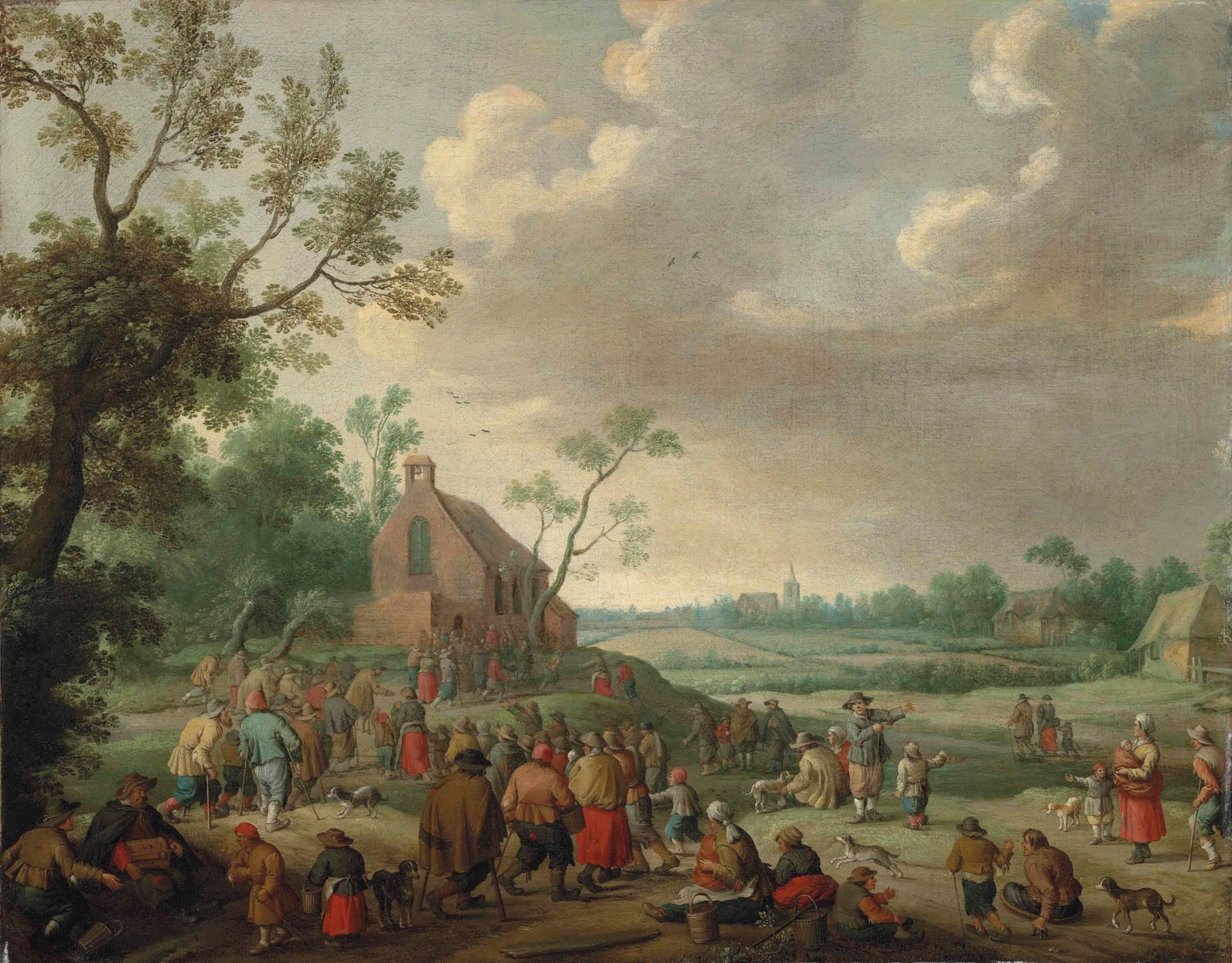 Joost Cornelisz. Droochsloot (Utrecht 1586-1666), A landscape with ...