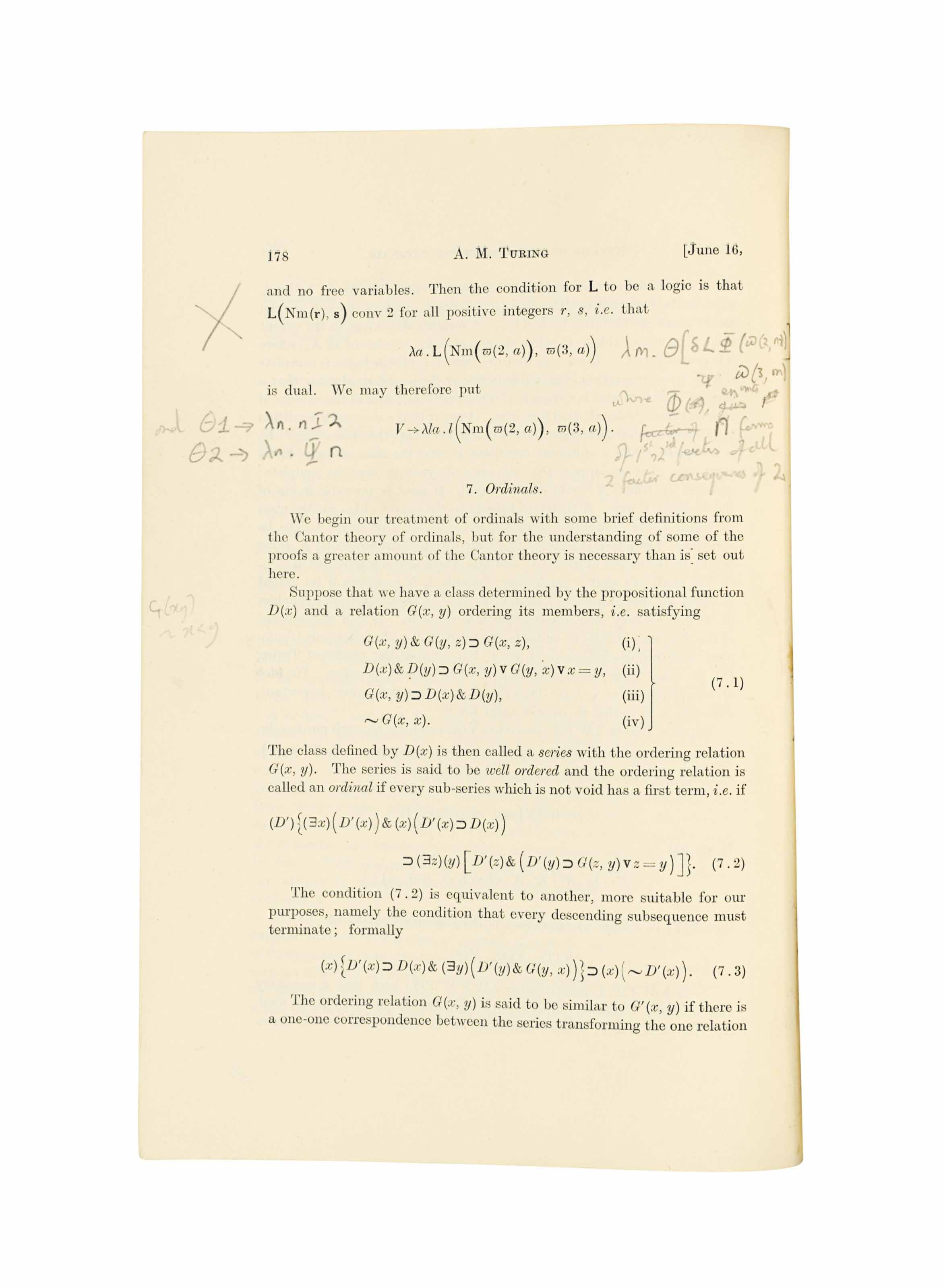 Turing Alan Systems Of Logic Based On Ordinals Offprint From Proceedings Of The London Mathematical Society