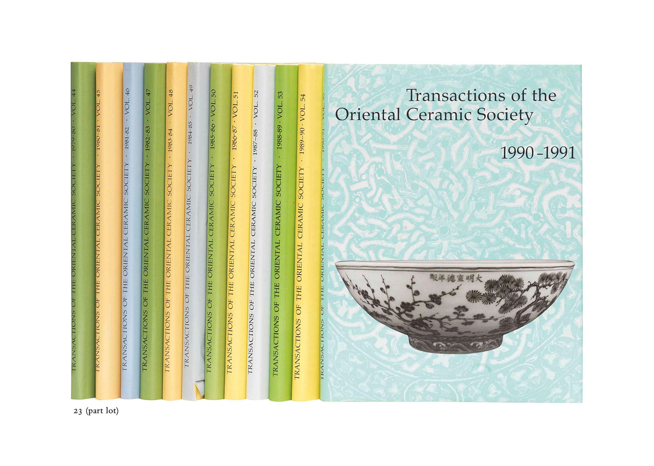 [PERIODICAL CERAMICS] Transactions of the Oriental Ceramic Society 2056. London 19441993