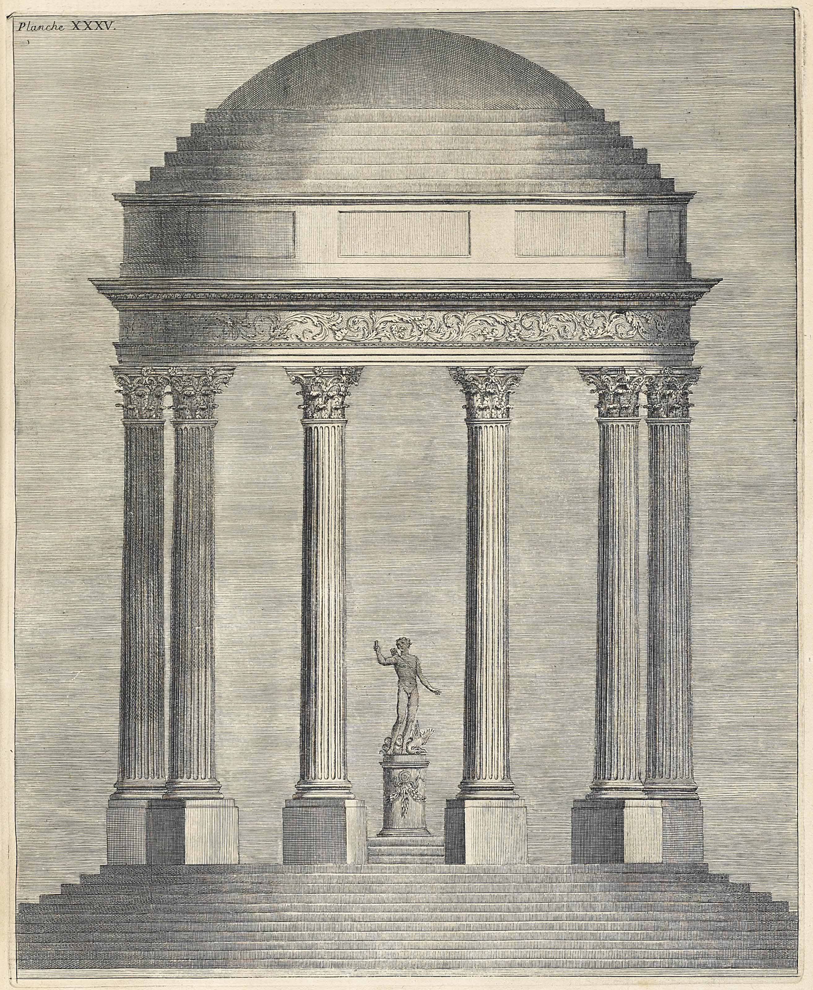 VITRUVIUS POLLIO, Marcus. Les dix livres d'Architecture . Translated by
