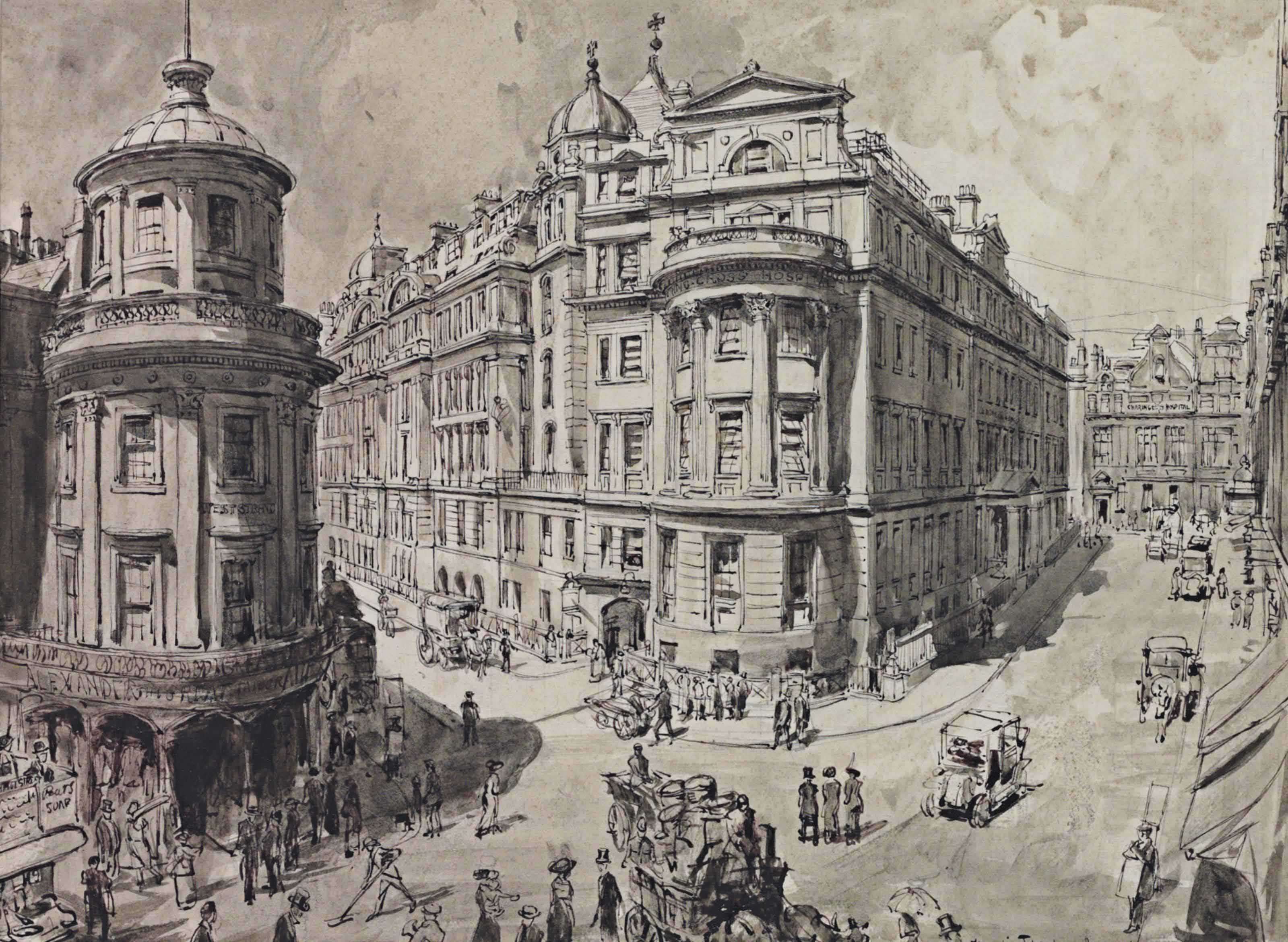 Hanslip Fletcher London 1874 1955 Charing Cross