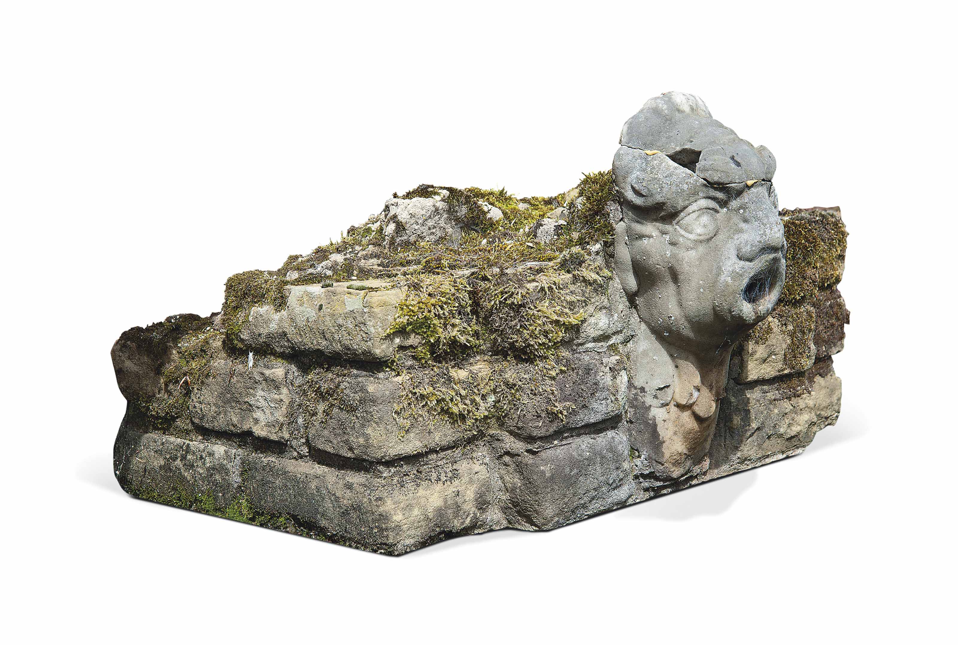 A Carved Marble Gargoyle Head Possibly 15th Century Fountains Furniture Lighting Christie S