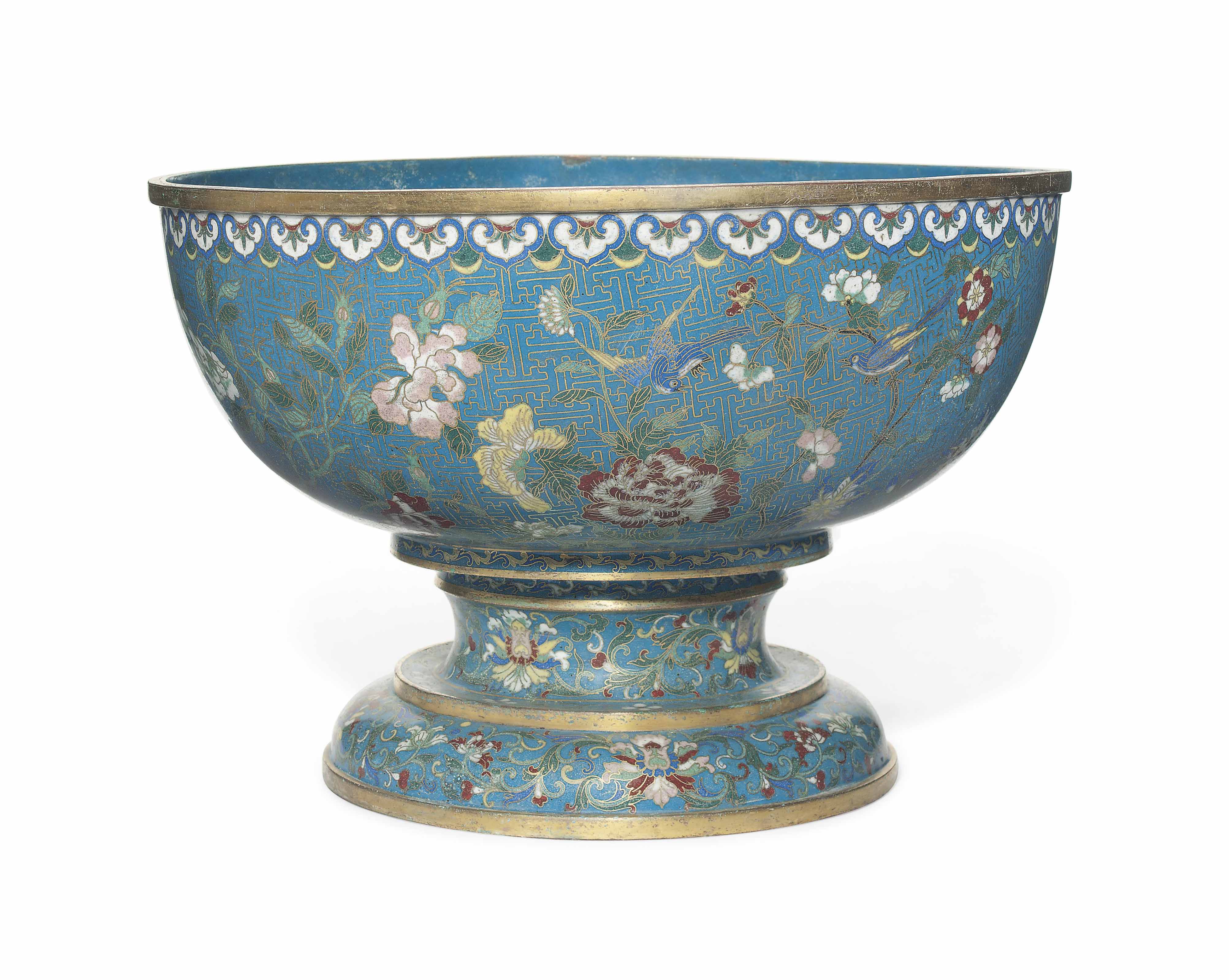 A LARGE CHINESE CLOISONNÉ ENAMEL BOWL , PROBABLY 19TH CENTURY Christie's