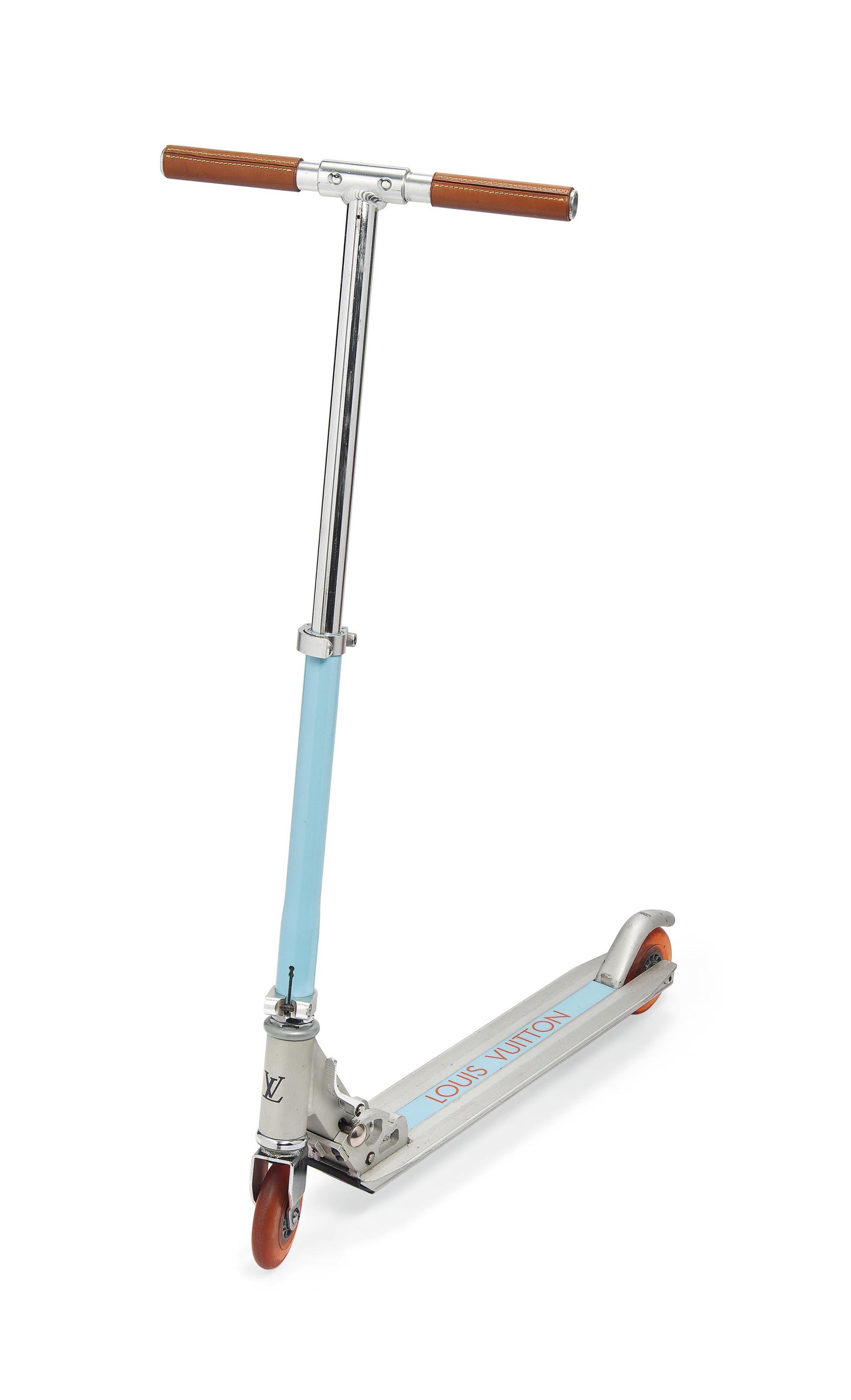 A LIMITED EDITION MICRO SCOOTER , LOUIS VUITTON, FOR THE LOUIS VUITTON