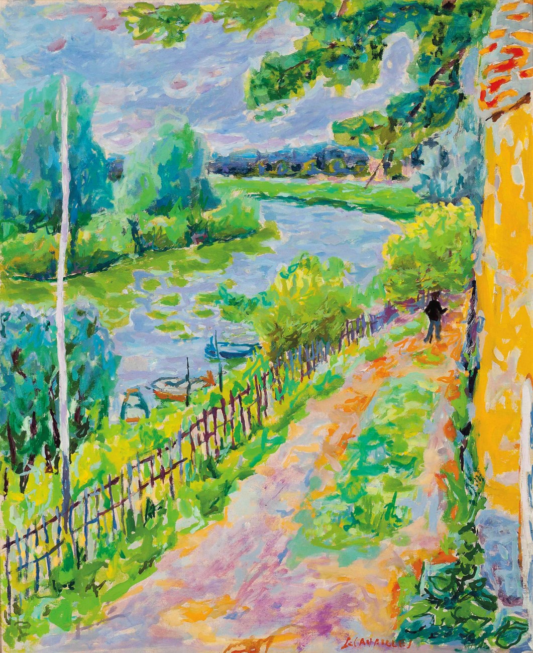 Jules Cavaillès (1901-1977) , Au bord de la Marne | Christie's