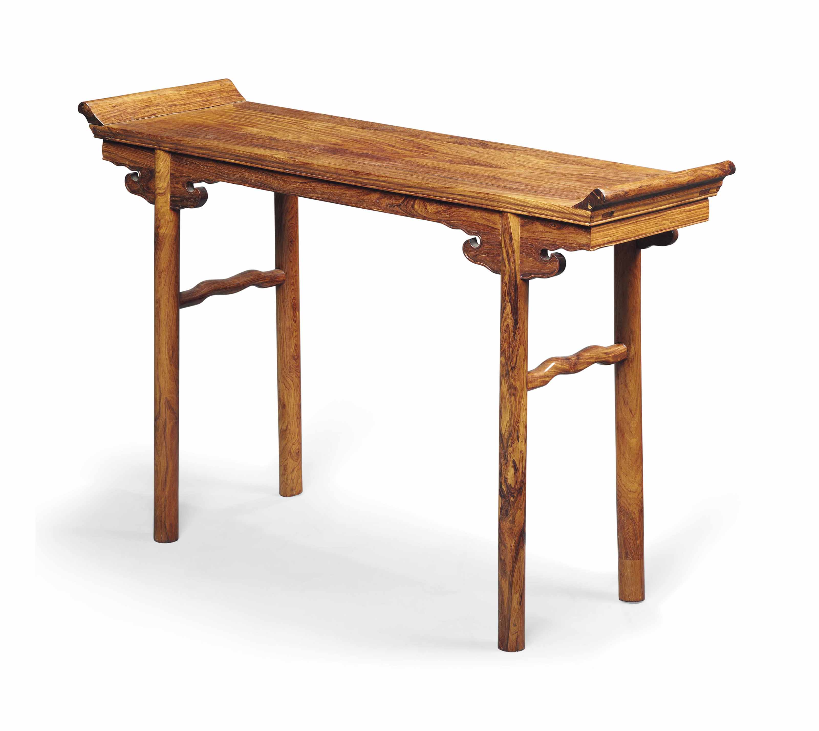A SMALL CHINESE ROSEWOOD ALTAR TABLE , LATE 20TH CENTURY Christie's
