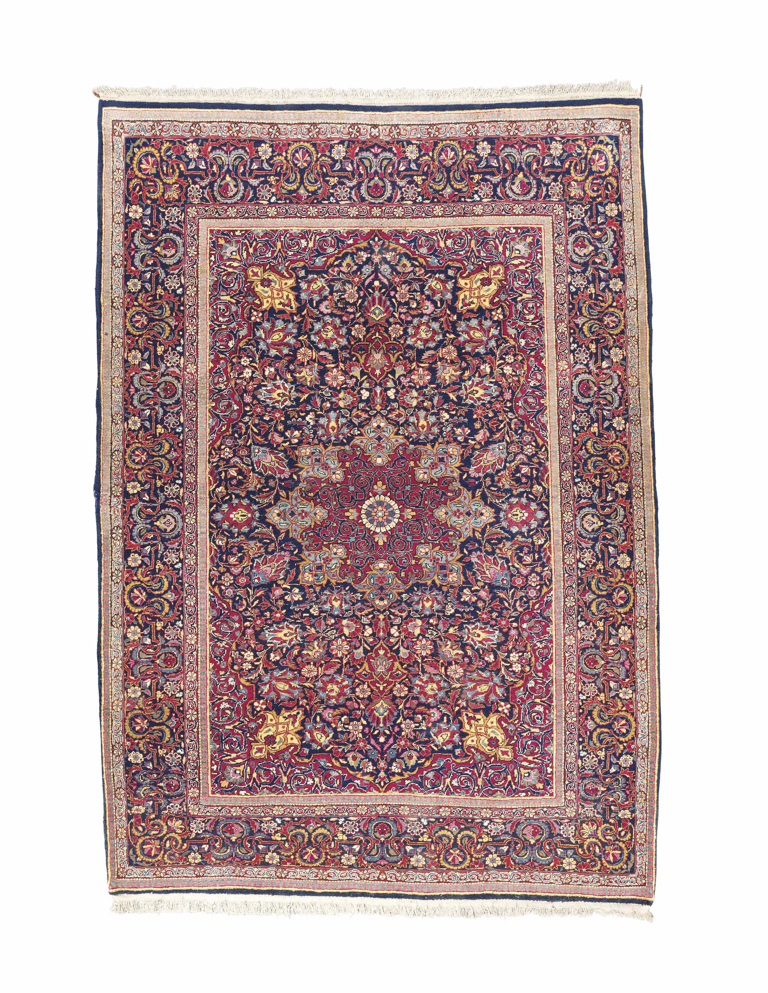 A fine Kashan rug | Christie's