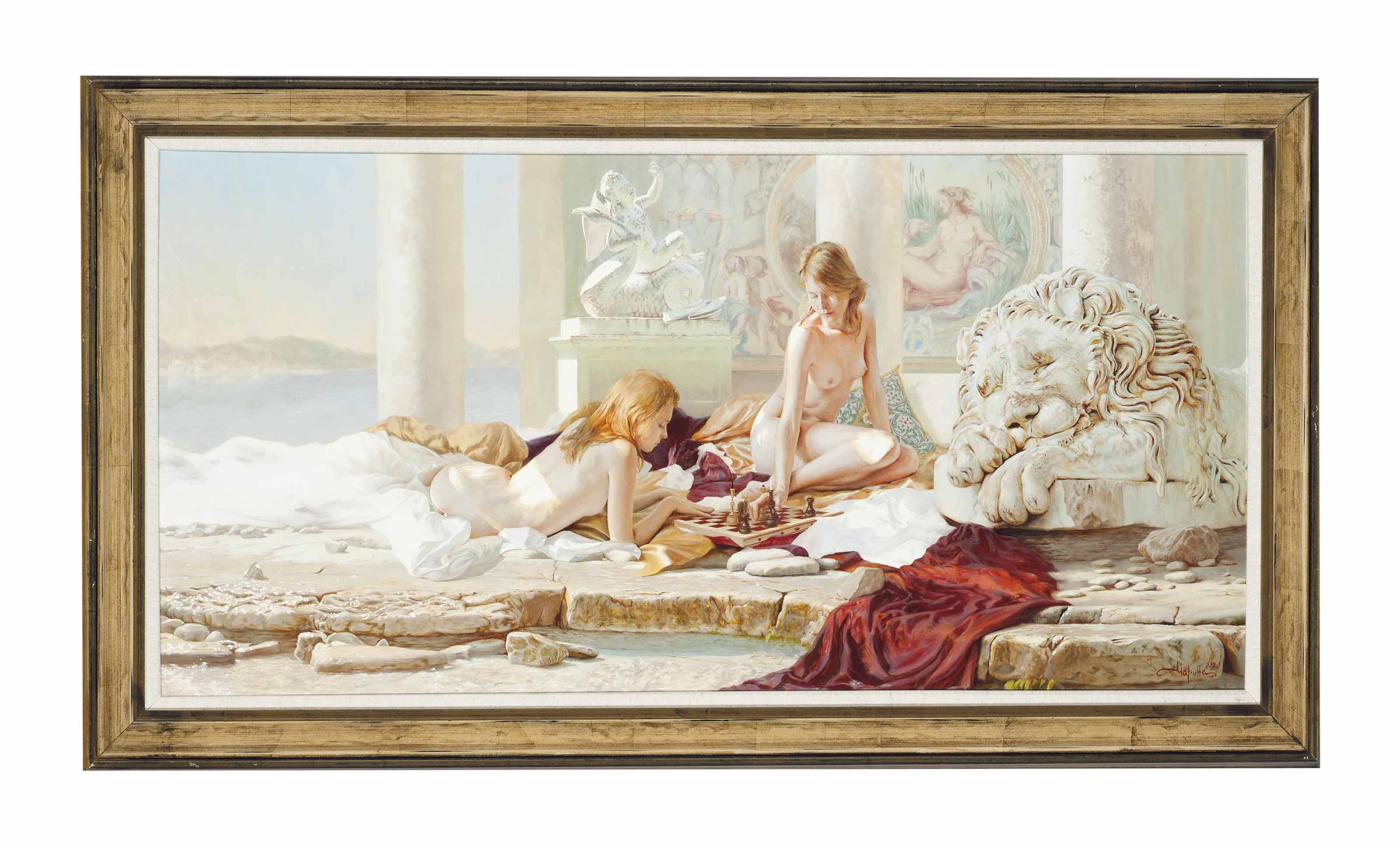 Марина марина художник фото Marina Marina (Russian, 20th/21st Century) , A risky game Christie's