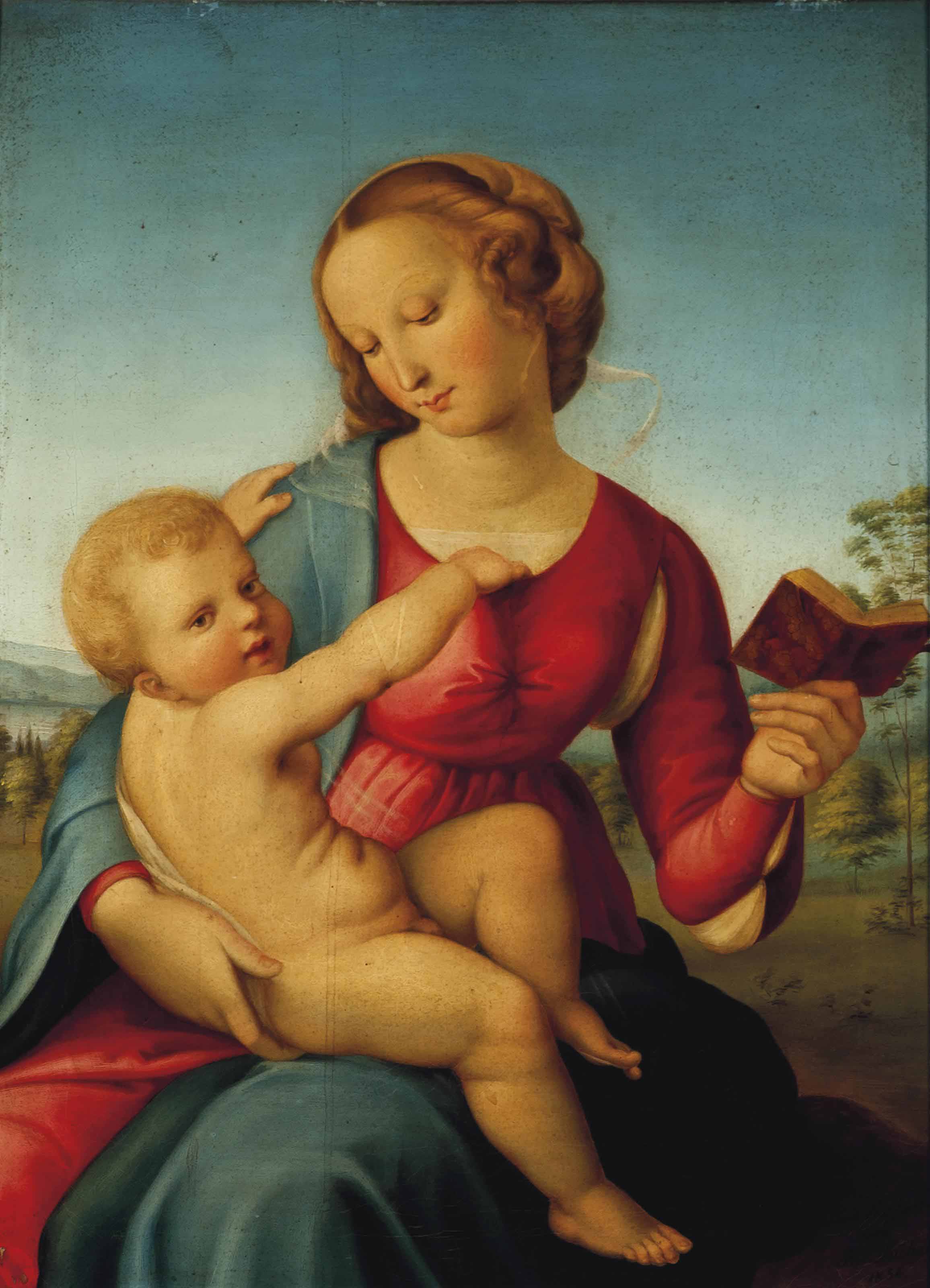H Kuhn After Raffaello Sanzio Called Raphael The Madonna And