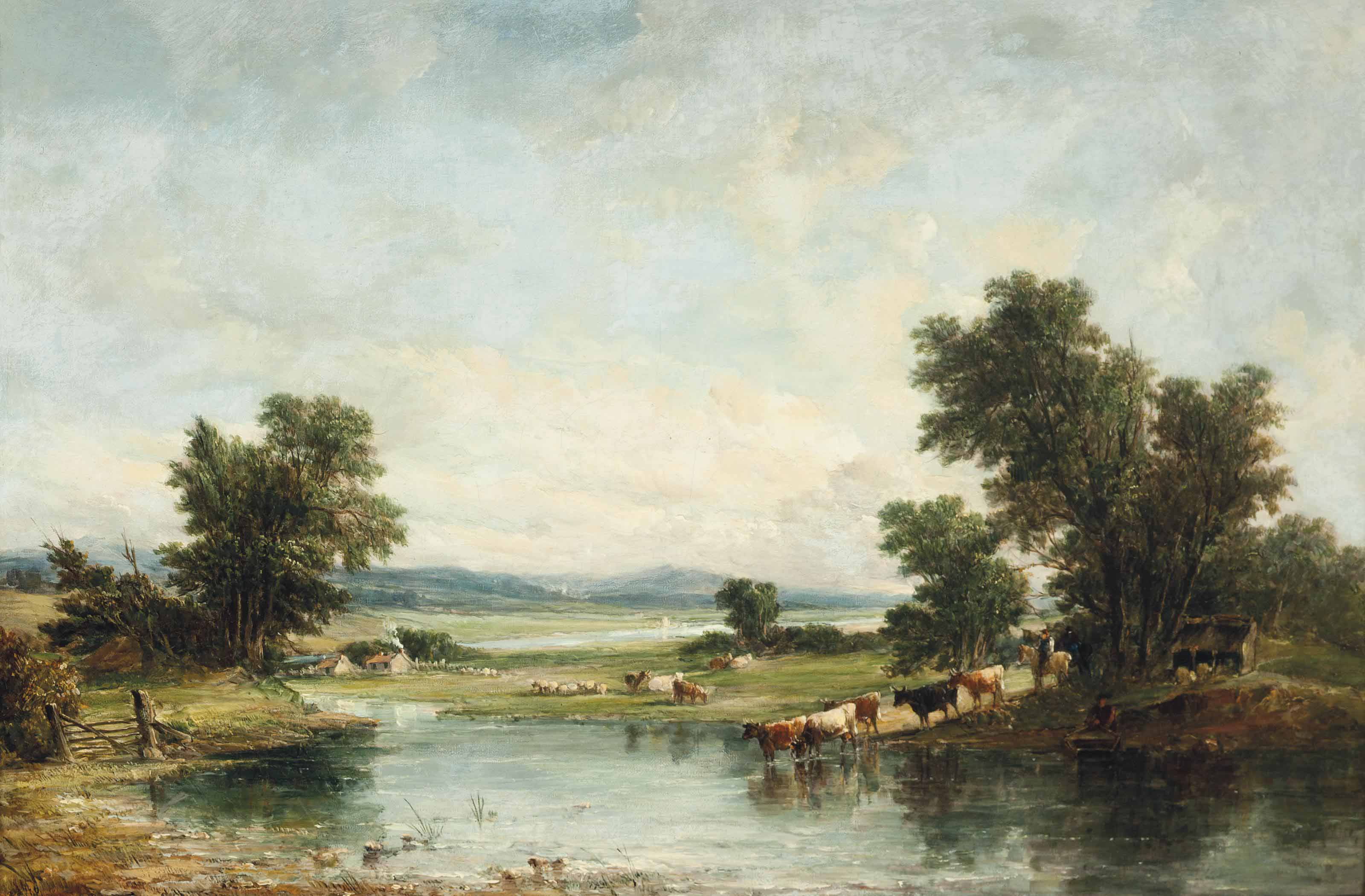 Alfred Vickers (17861868) , Crossing the ford Christie's
