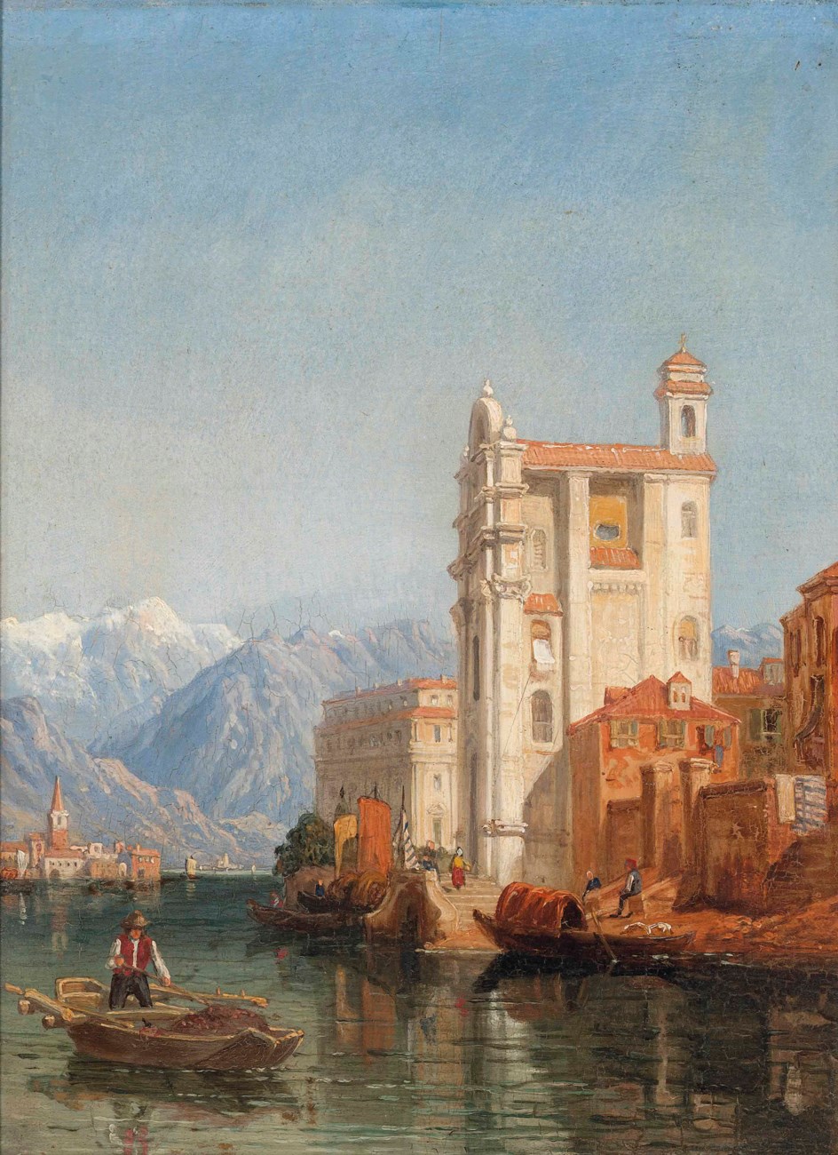 George Clarkson Stanfield (1828-1878) , Lake Maggiore | Christie's