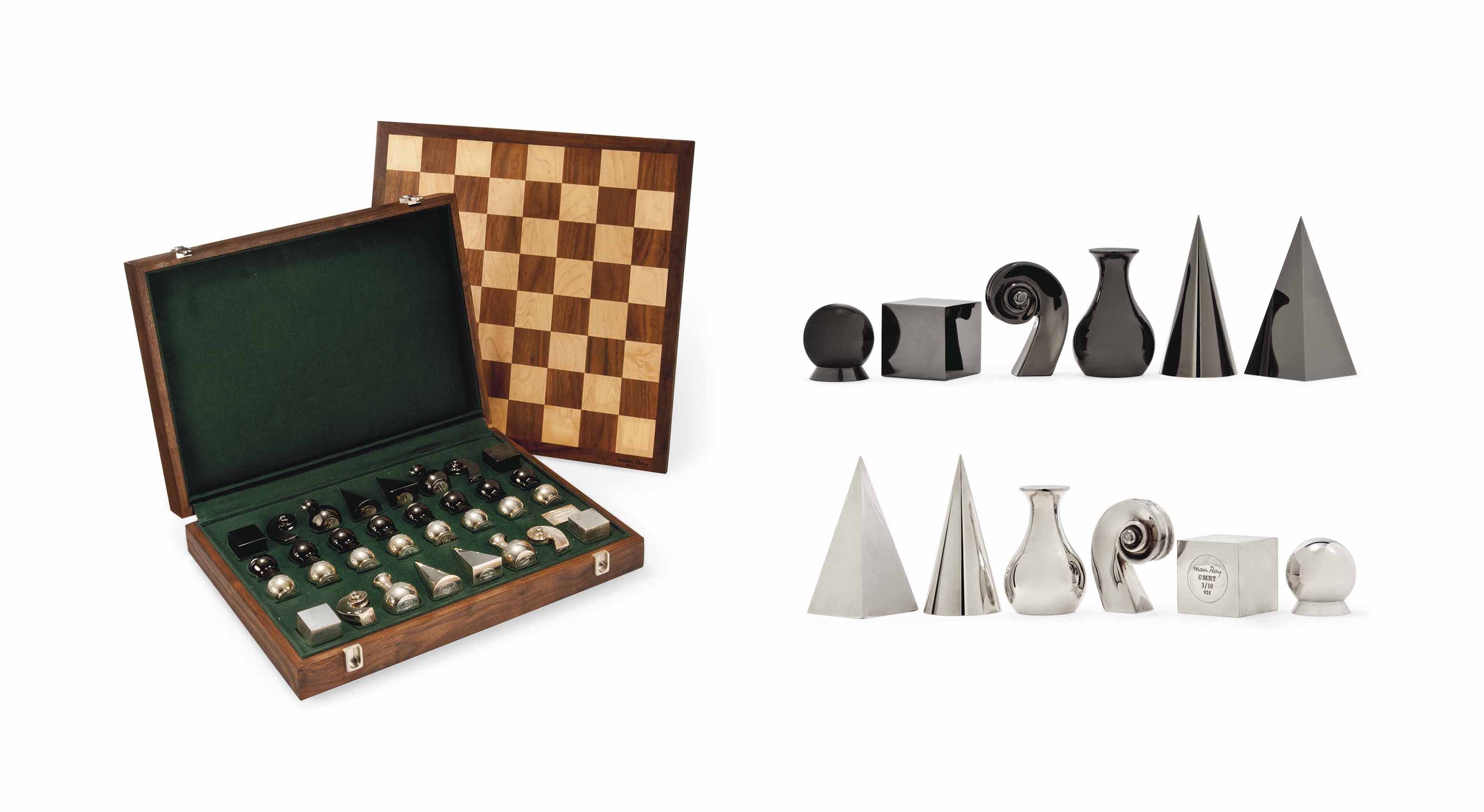 man ray chess set