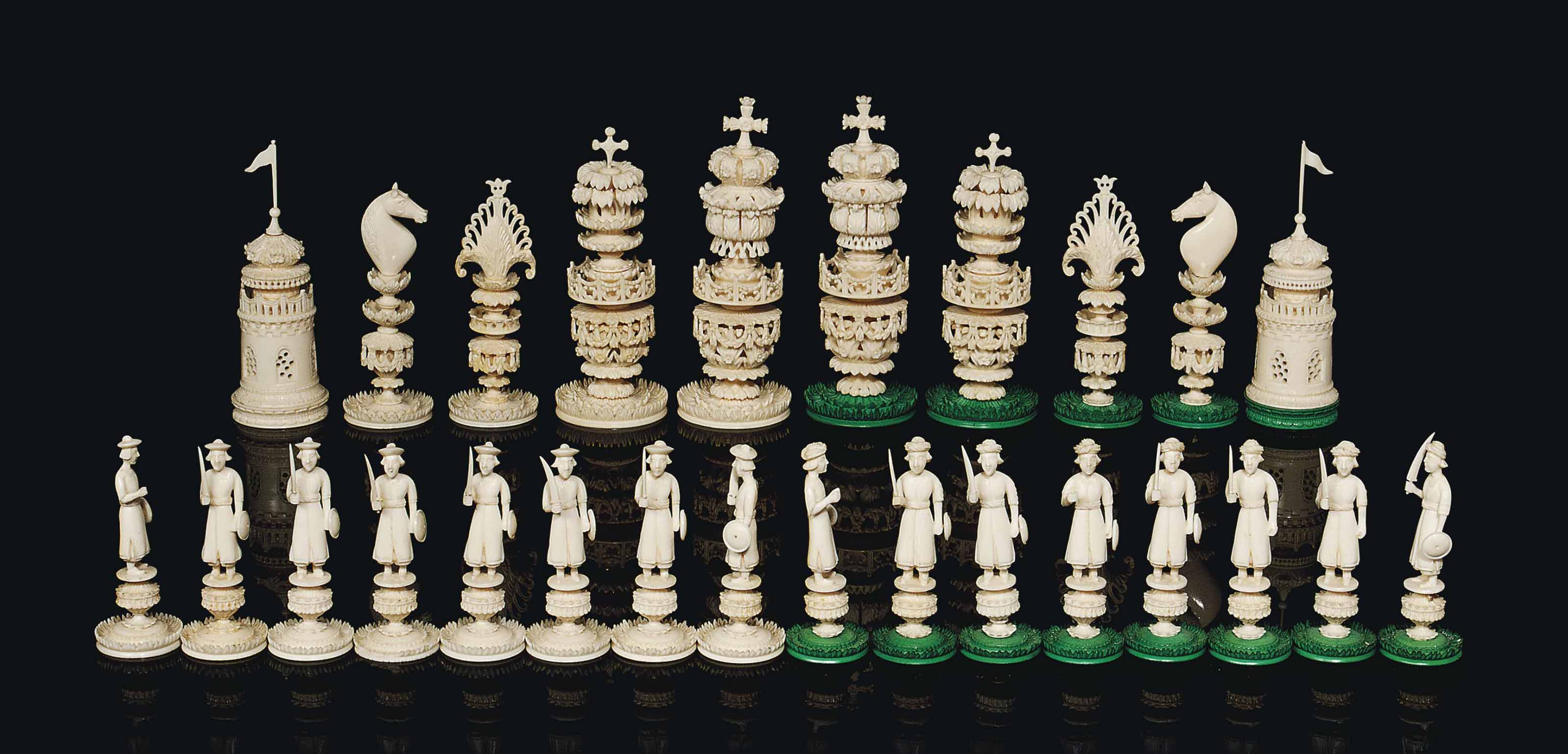 ivory chess set