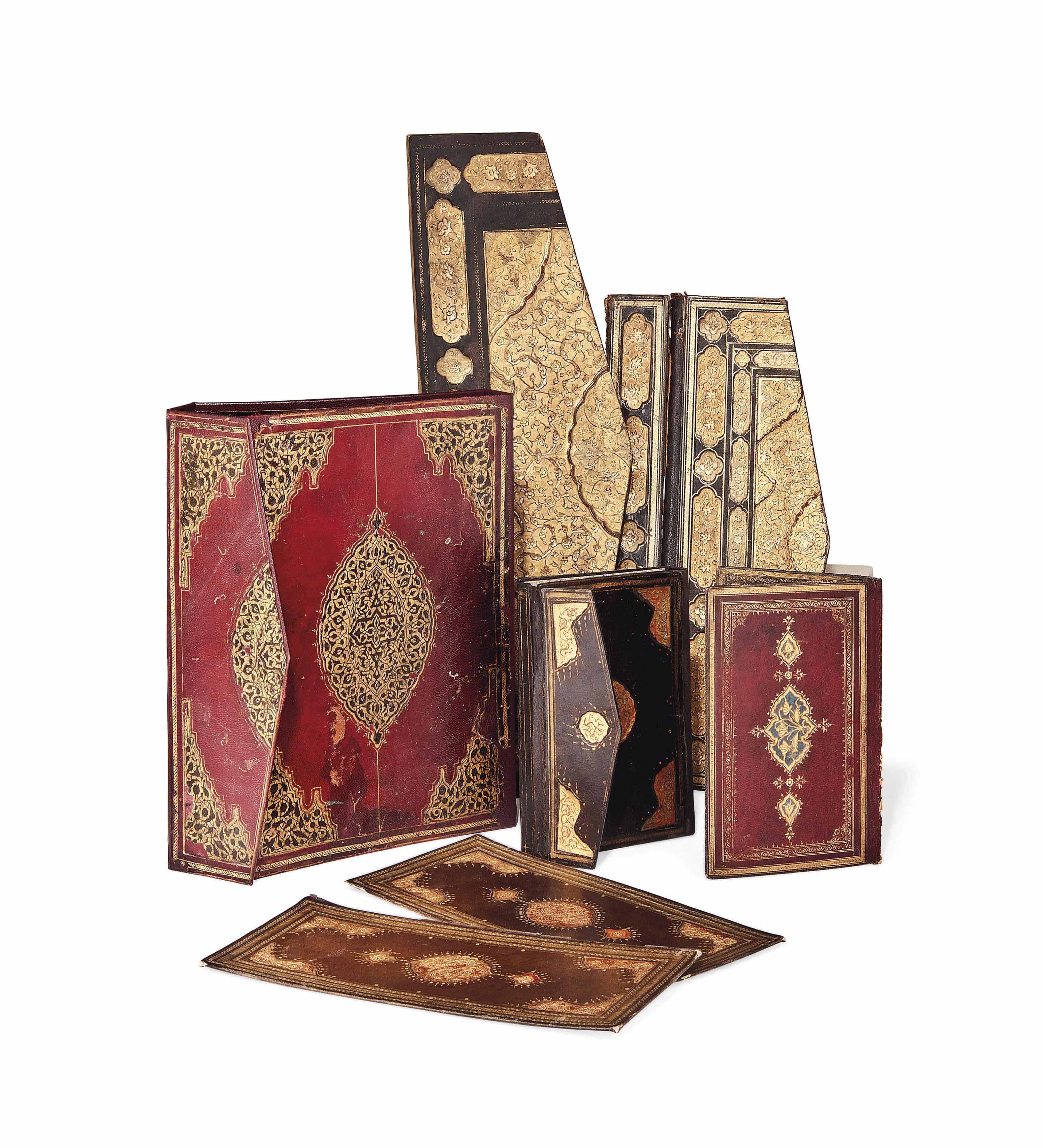 SIX OTTOMAN AND SAFAVID BINDINGS AND BINDING COVERS