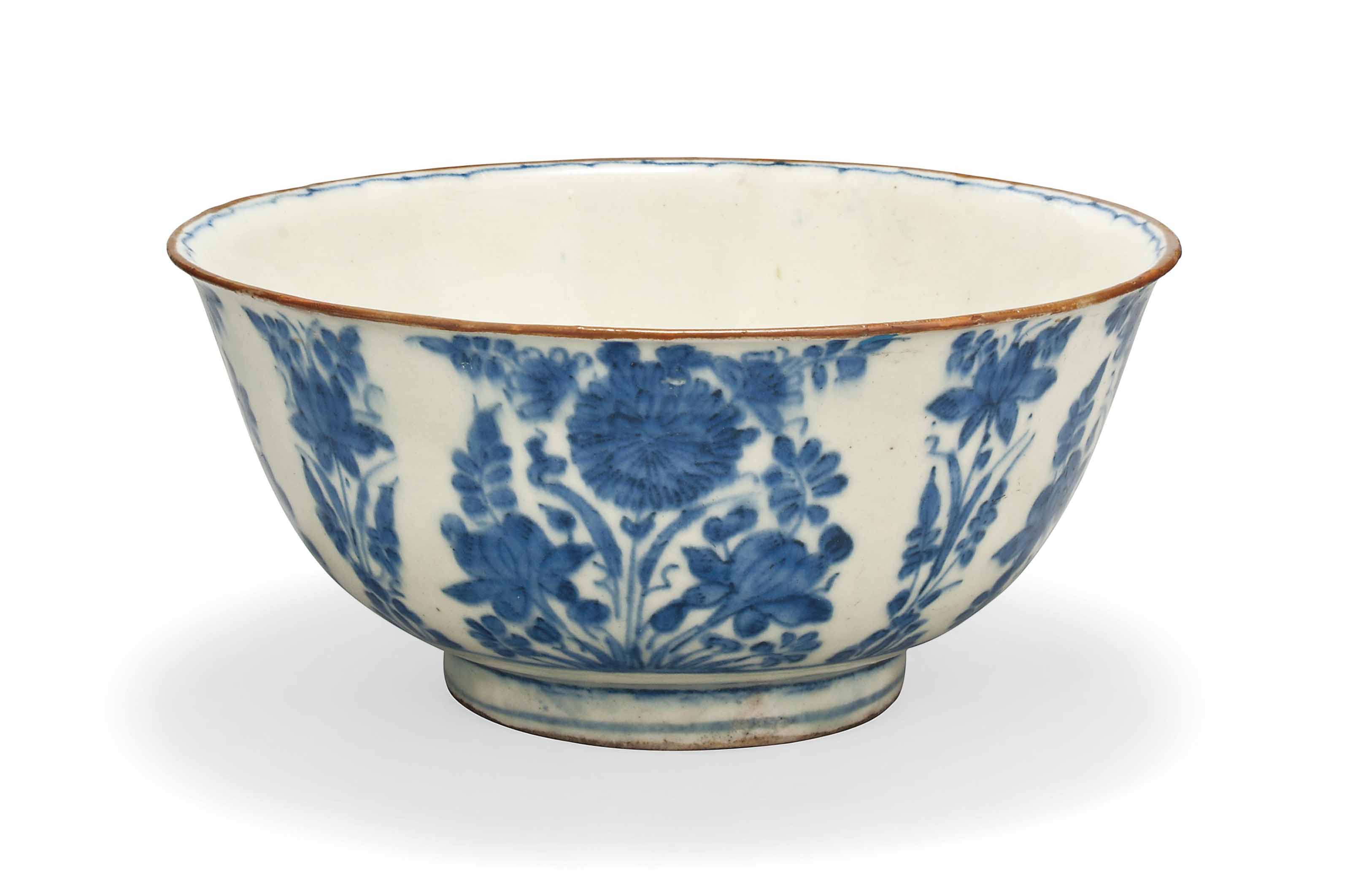 A SAFAVID BLUE AND WHITE POTTERY BOWL , IRAN, 17TH CENTURY Christie's