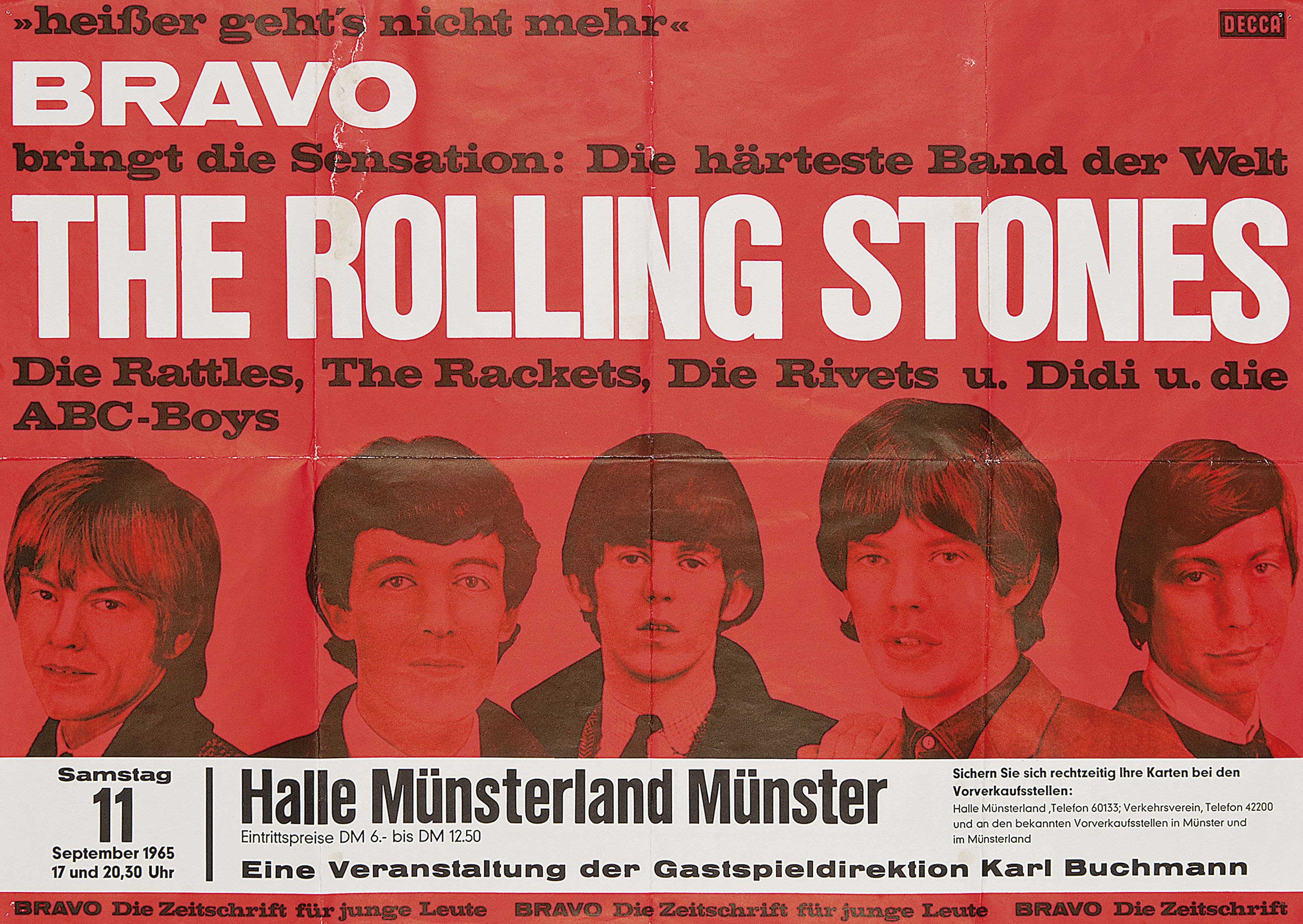 The Rolling Stones, A concert poster | Christie's
