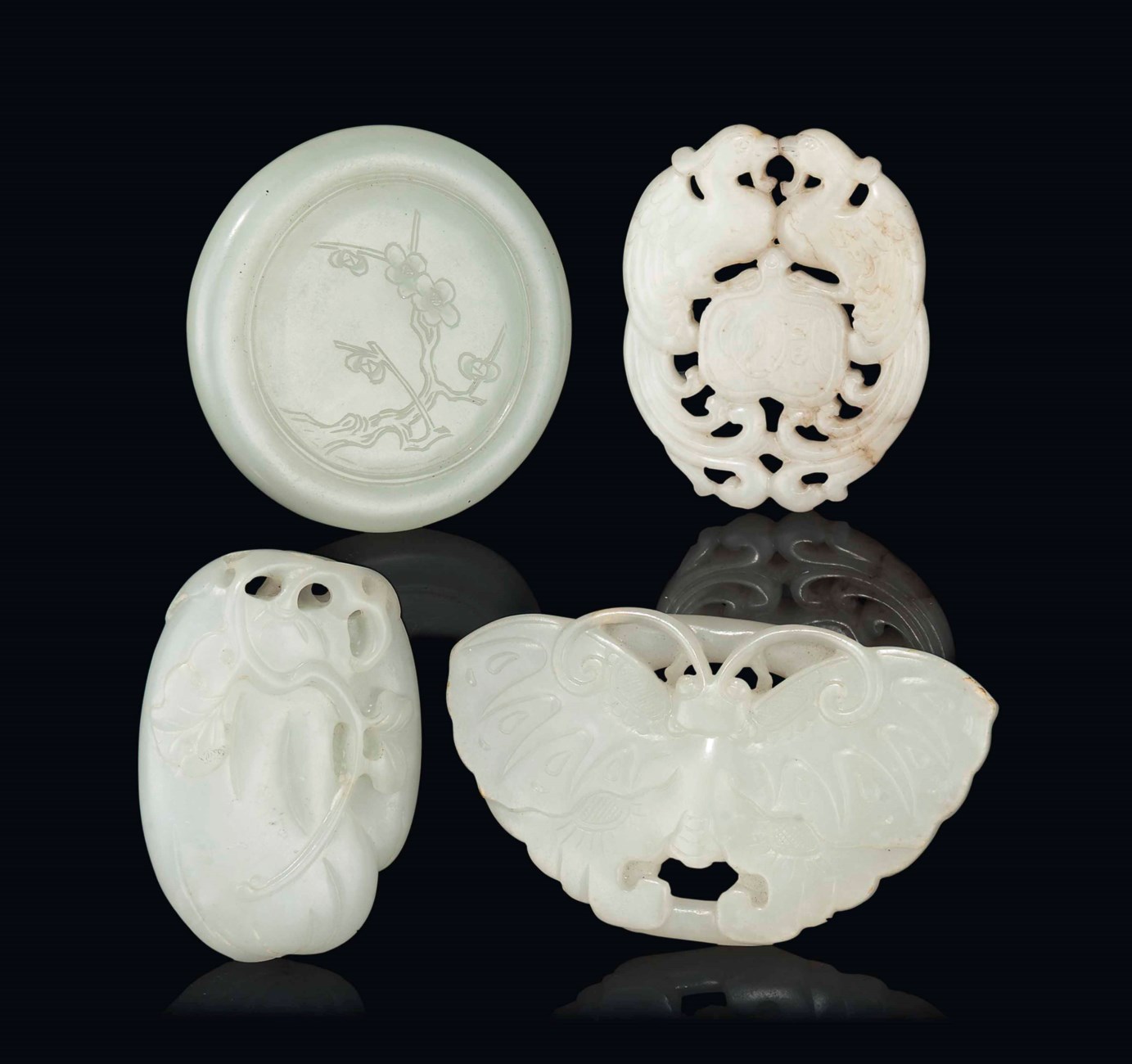 FOUR JADE CARVINGS , MING DYNASTY (13681644) AND LATER Christie's