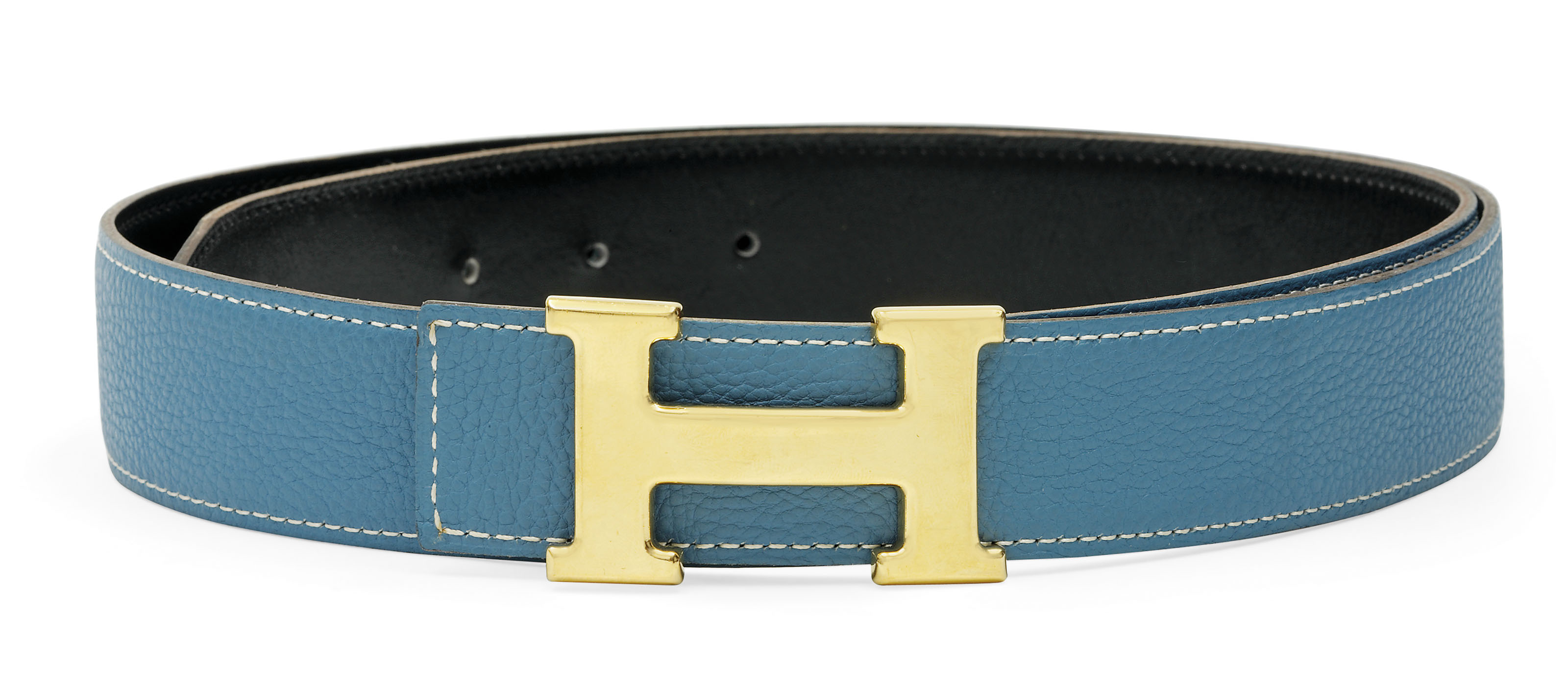 A BLEU LIN LEATHER KELLY BAG, HERMÈS, 2012 Christie's