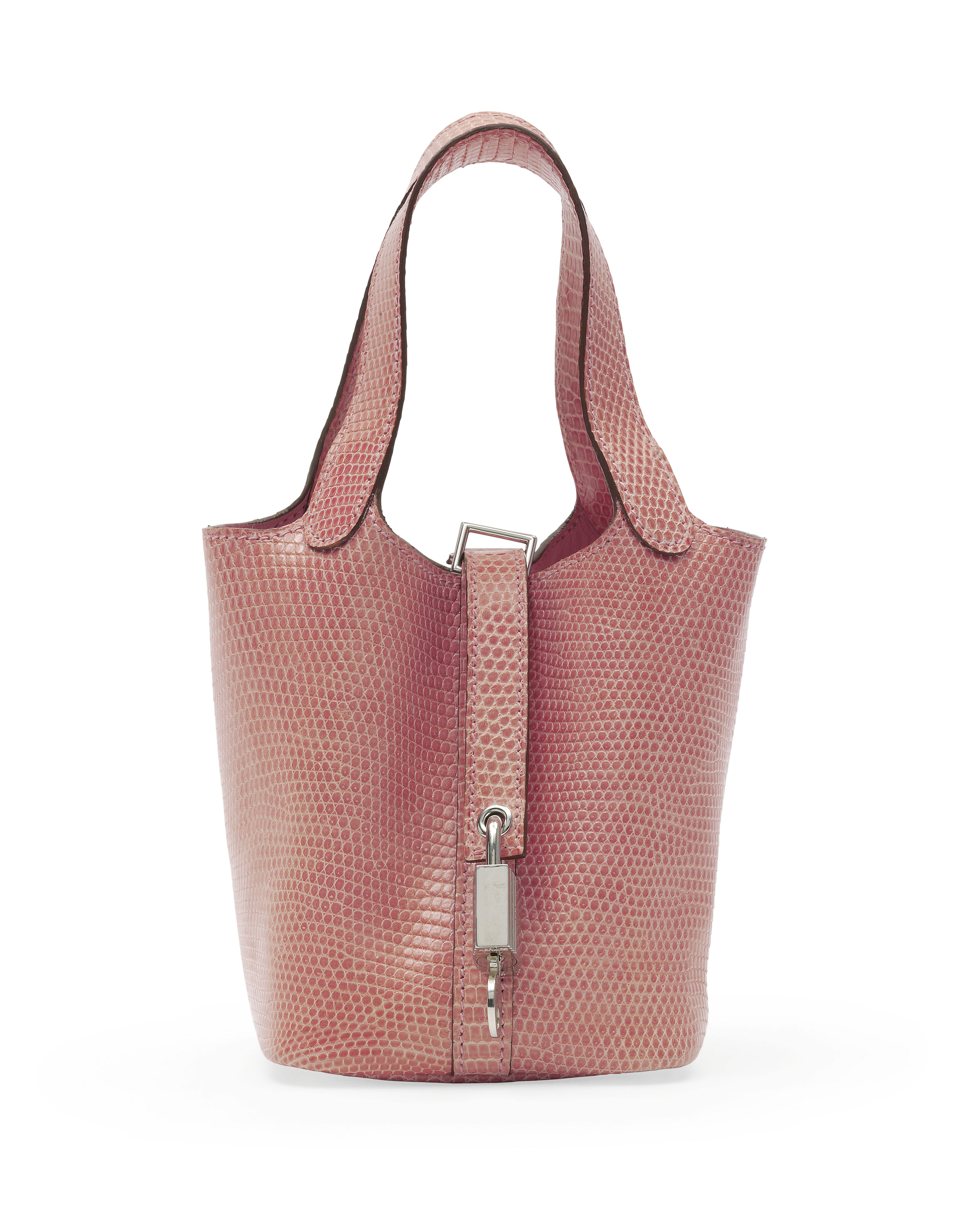 A CANDY PINK LIZARD PICOTIN BAG, HERMÈS, 2009 | Christie's