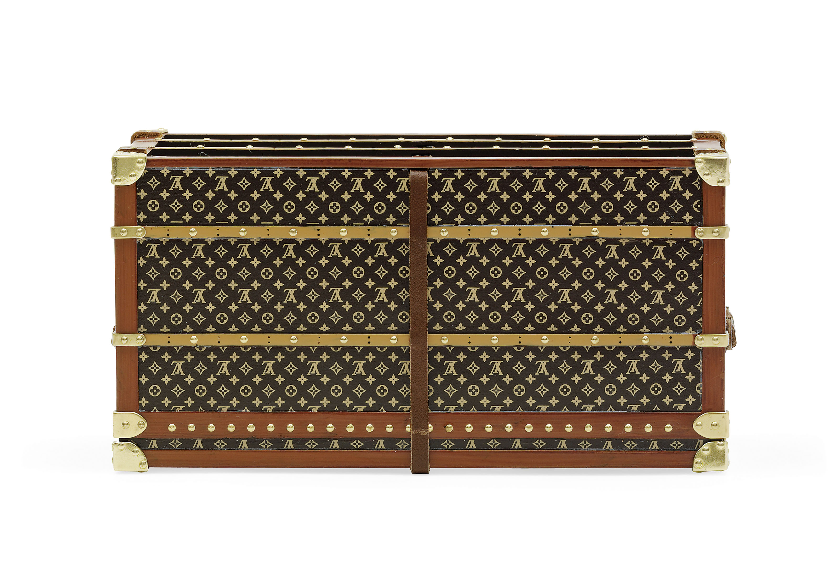 A LIMITED EDITION MISS FRANCE PAPERWEIGHT TRUNK, LOUIS VUITTON