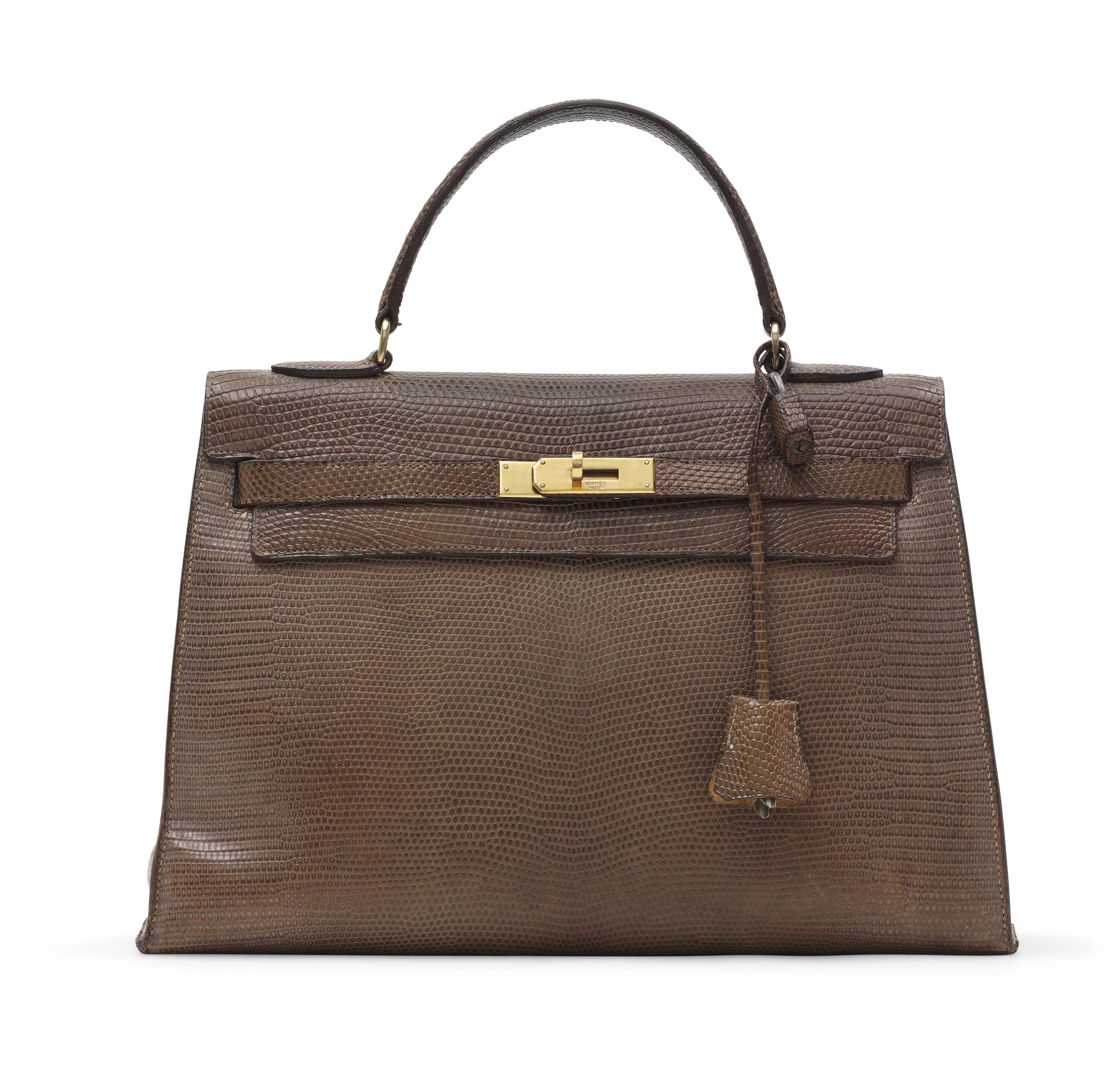 A SABLE LIZARD KELLY BAG, HERMÈS, 1960S | Christie