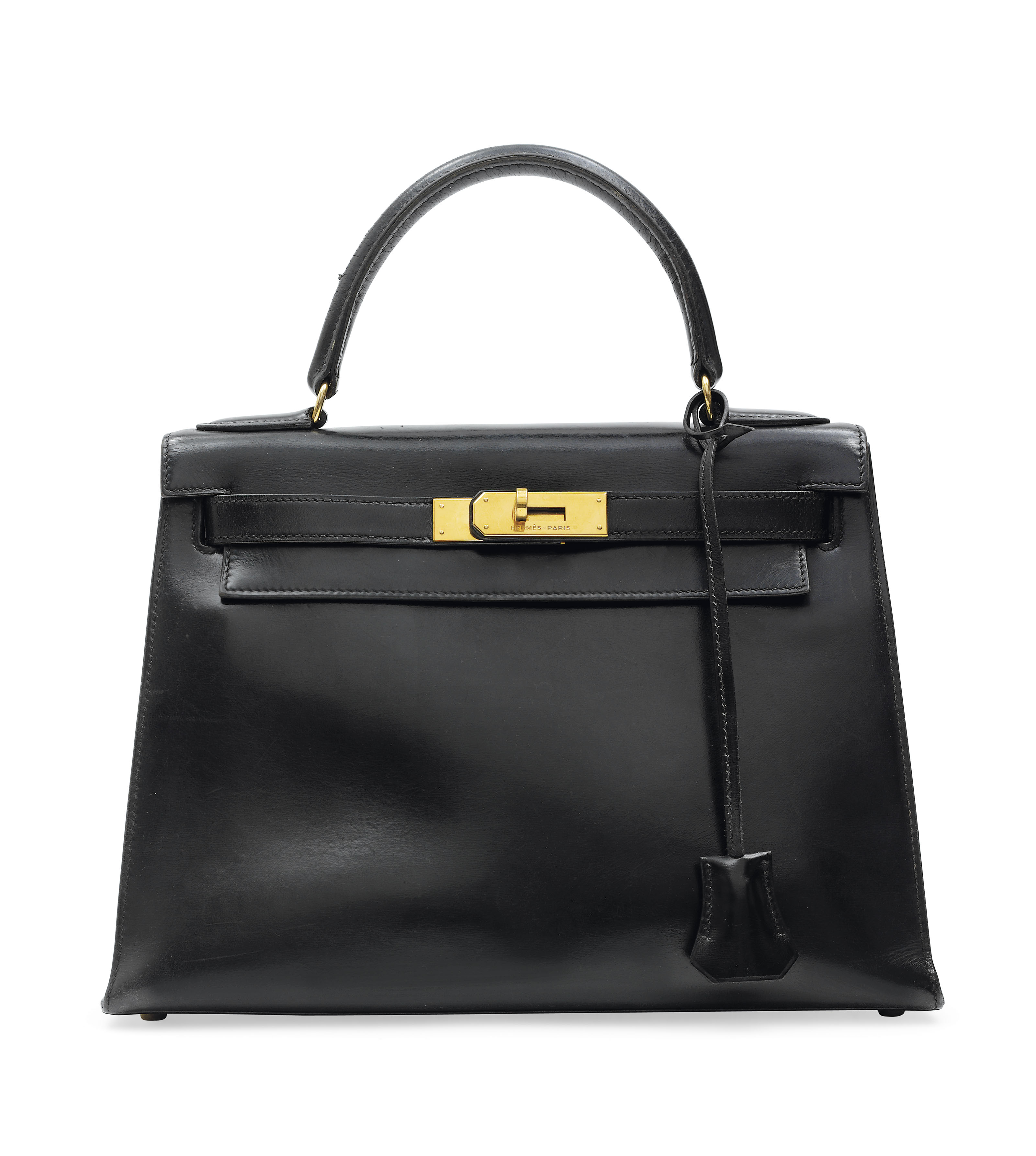 A BLACK BOX LEATHER KELLY BAG, HERMÈS, 1986 | Christie's