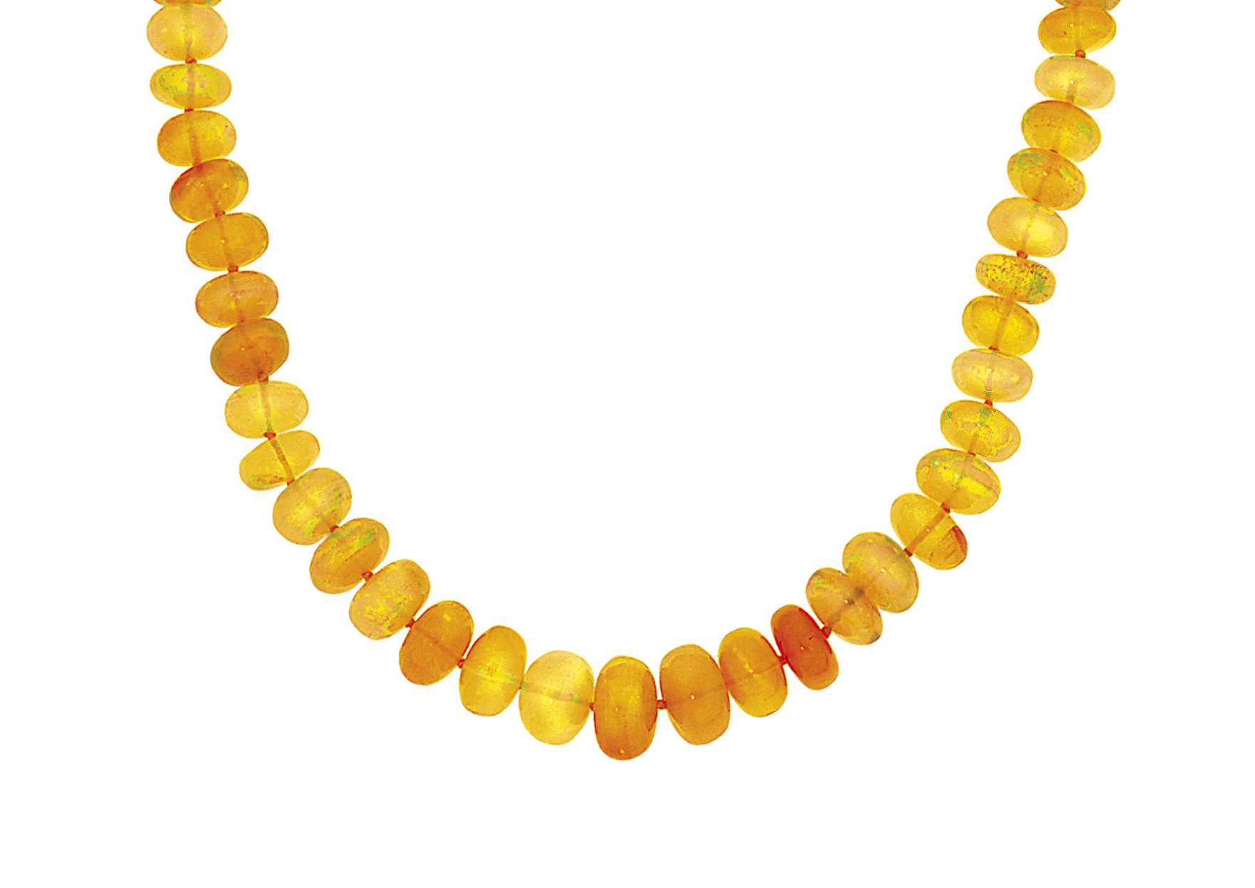 An opal bead necklace | Christie's