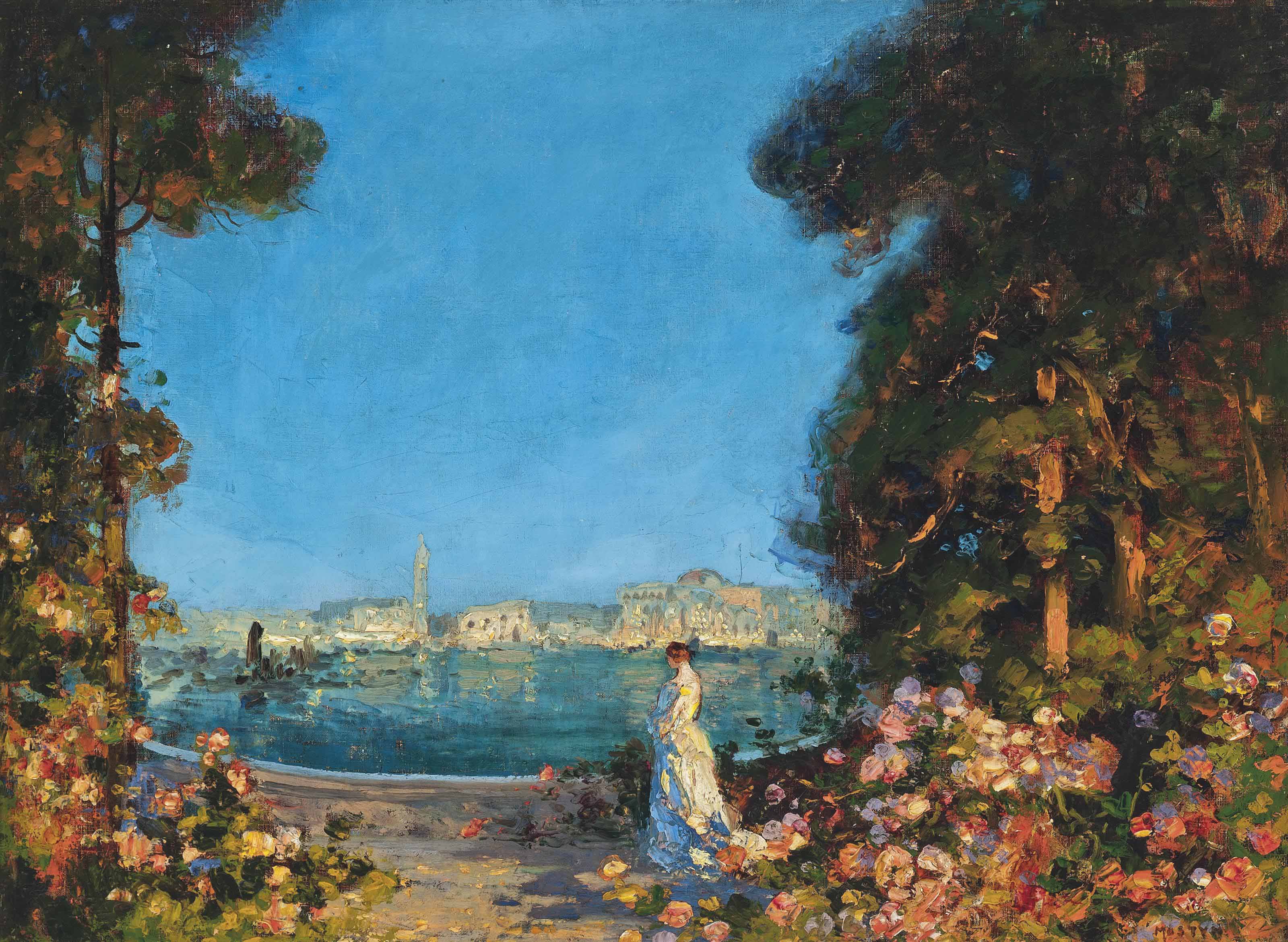 Tom Mostyn, R.O.I., R.W.A., R.C.A. (18641930) , Watching the Carnival