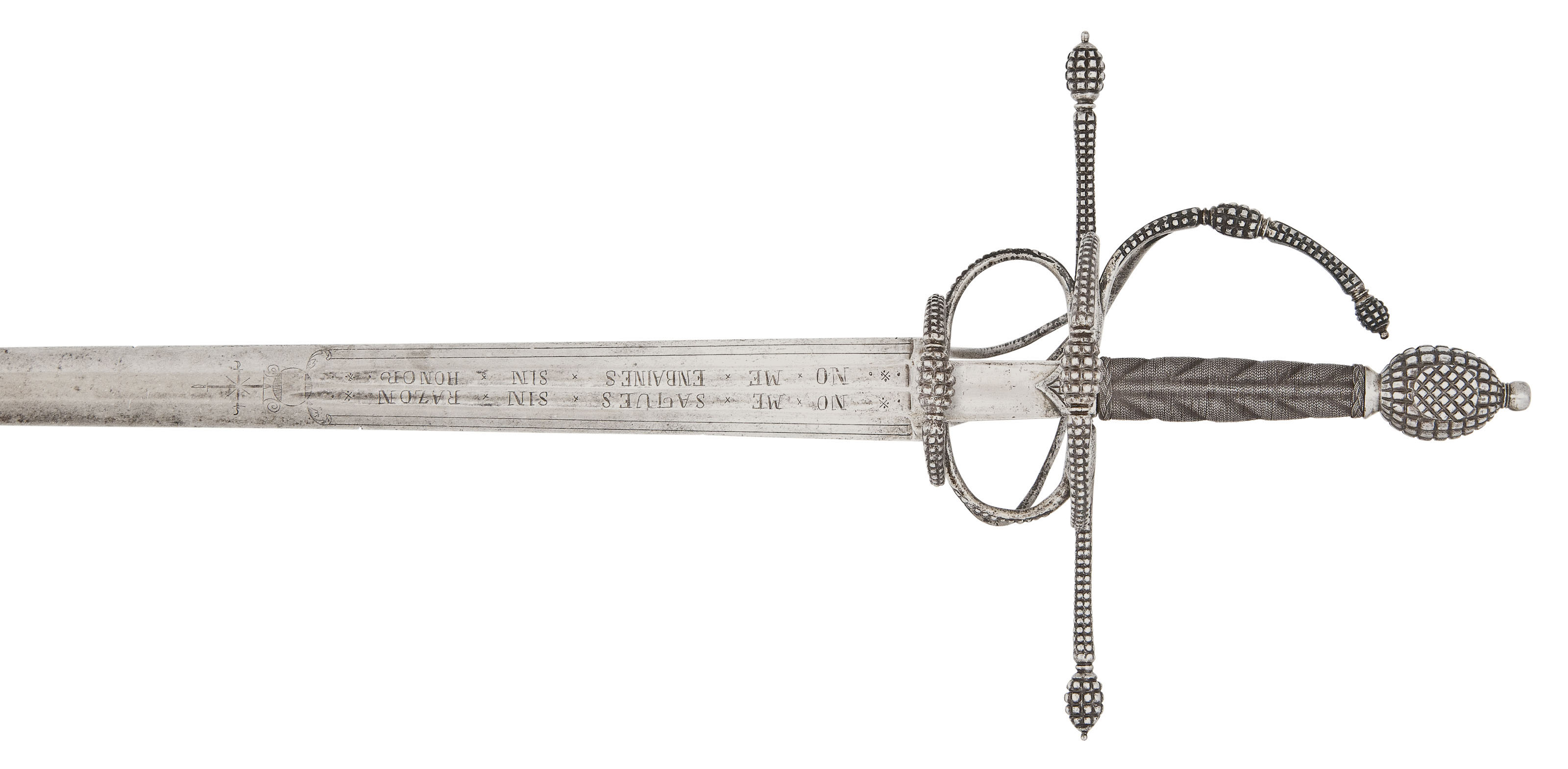 A Composite Swept Hilt Rapier The Blade Spanish Late 17th Early