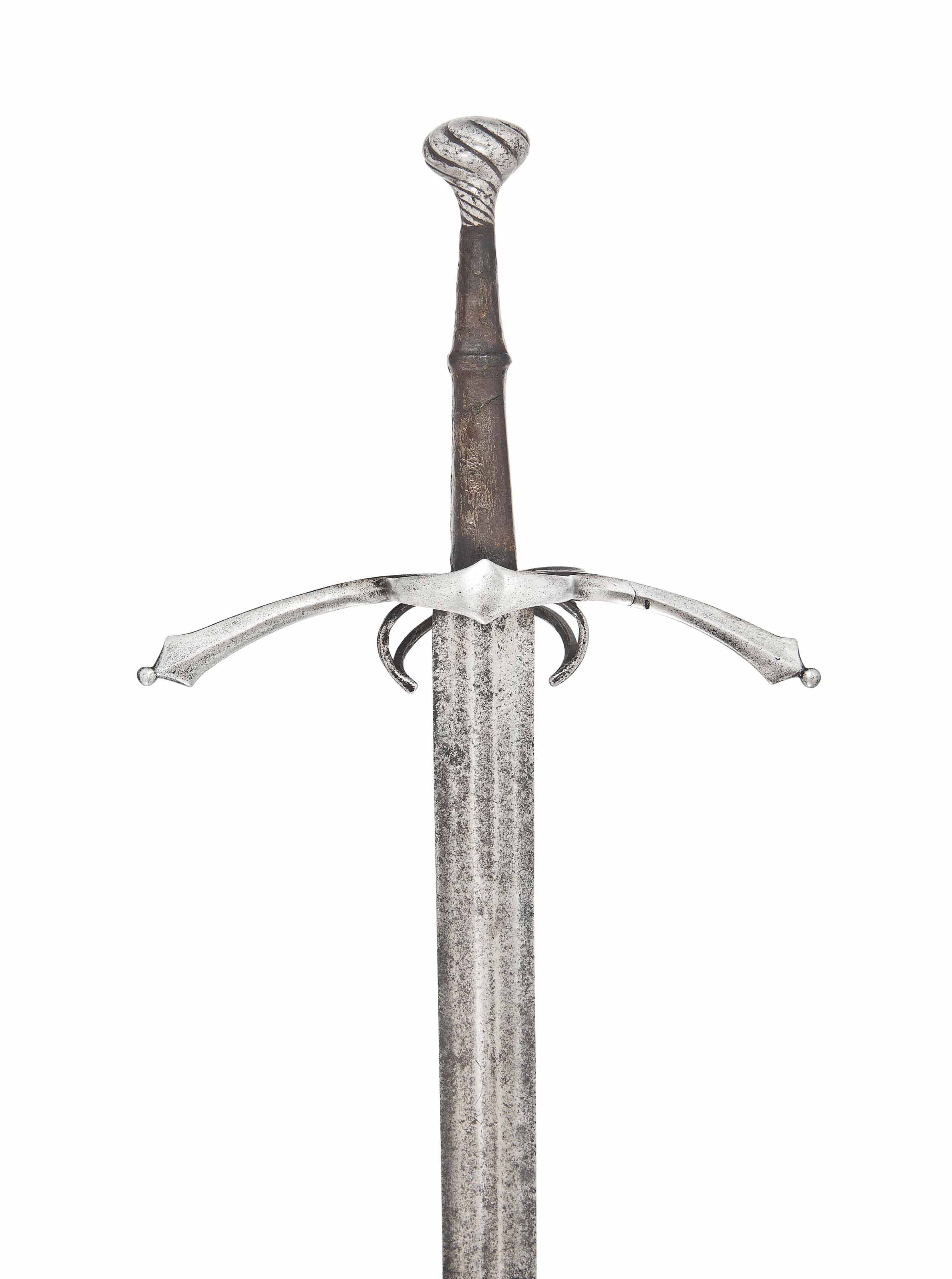A Composite German Hand And A Half Sword