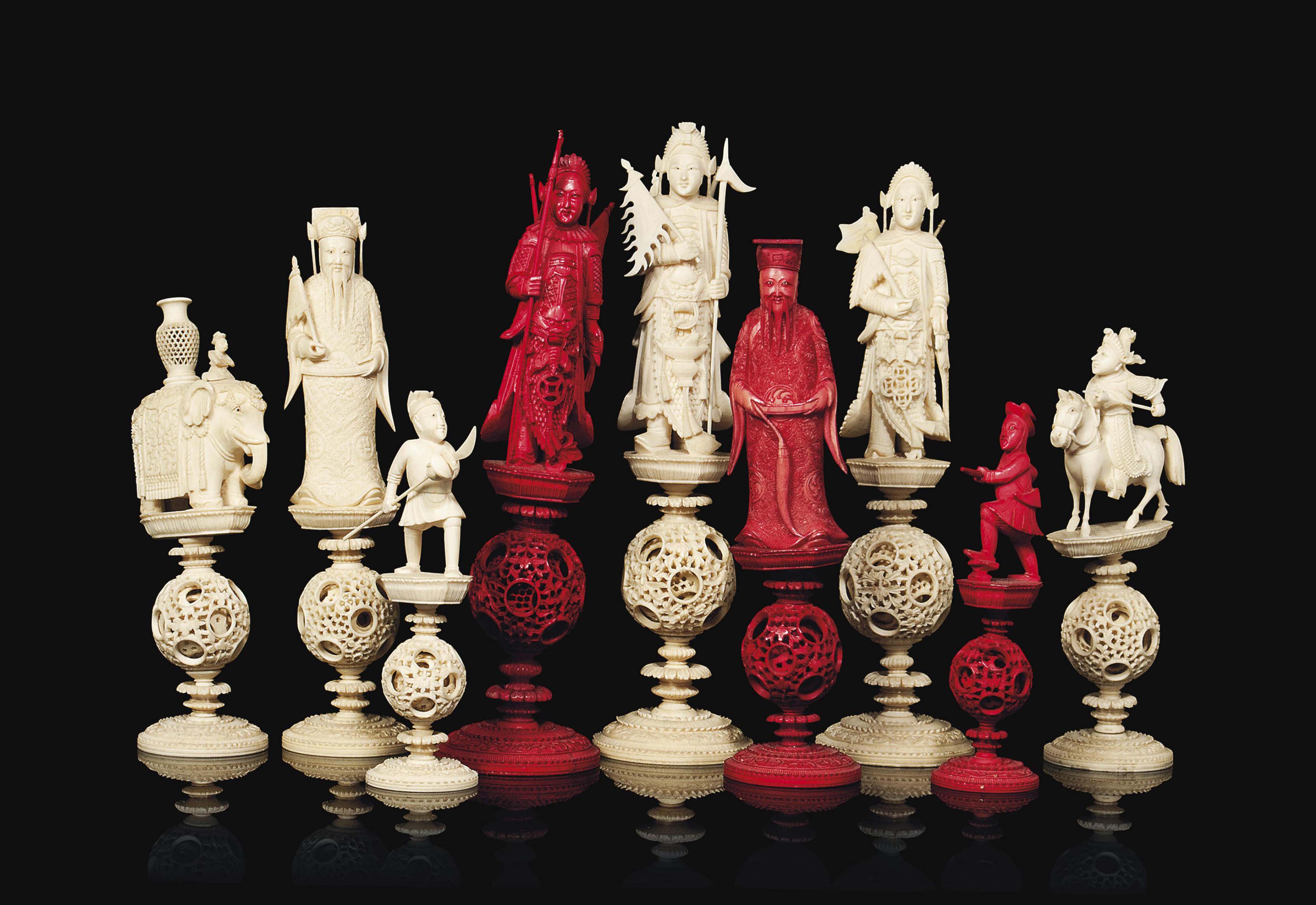 ivory chess set