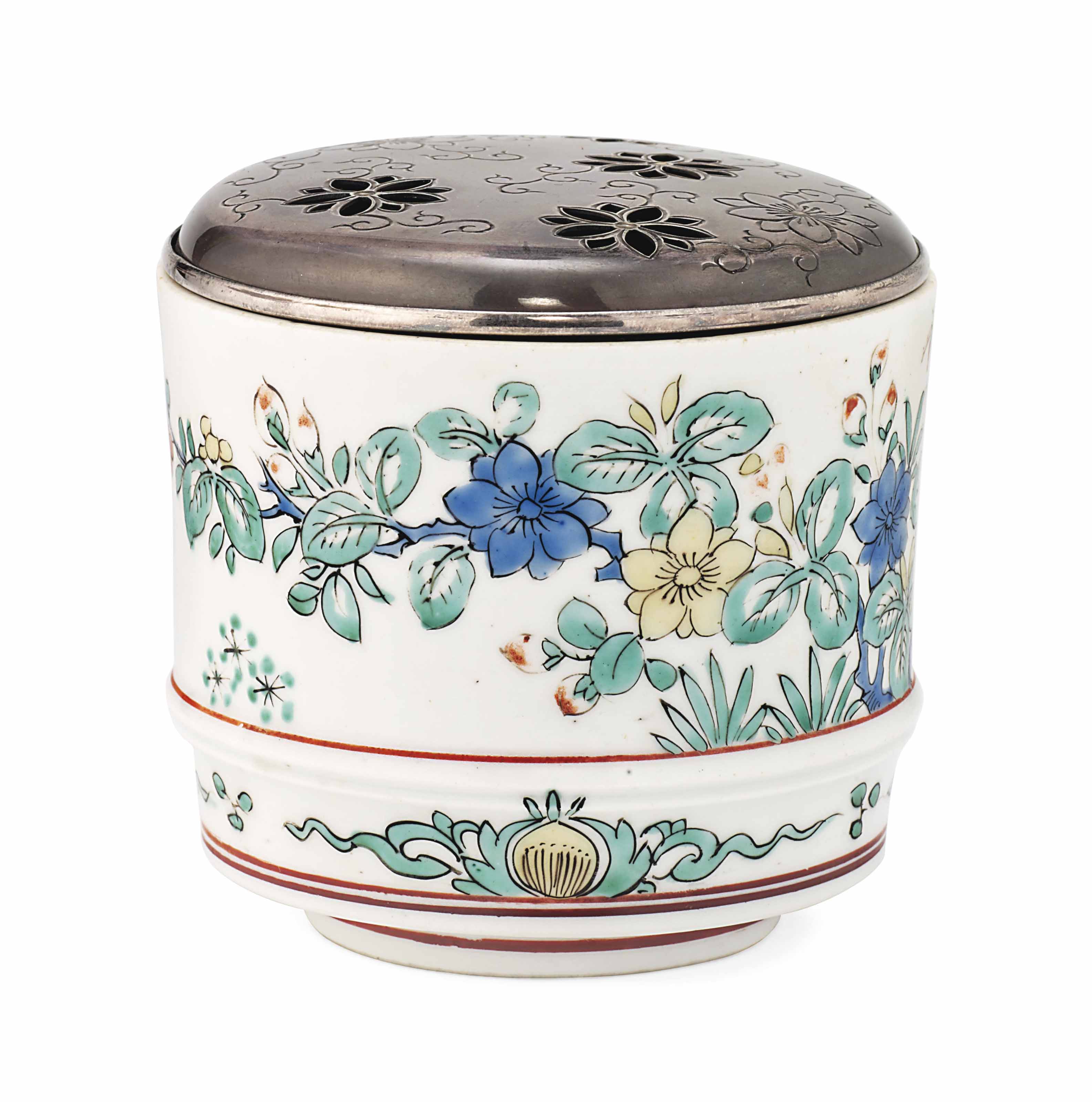 An Early Enamelled Koro [Incense Burner] , EDO PERIOD (MID LATE 17TH