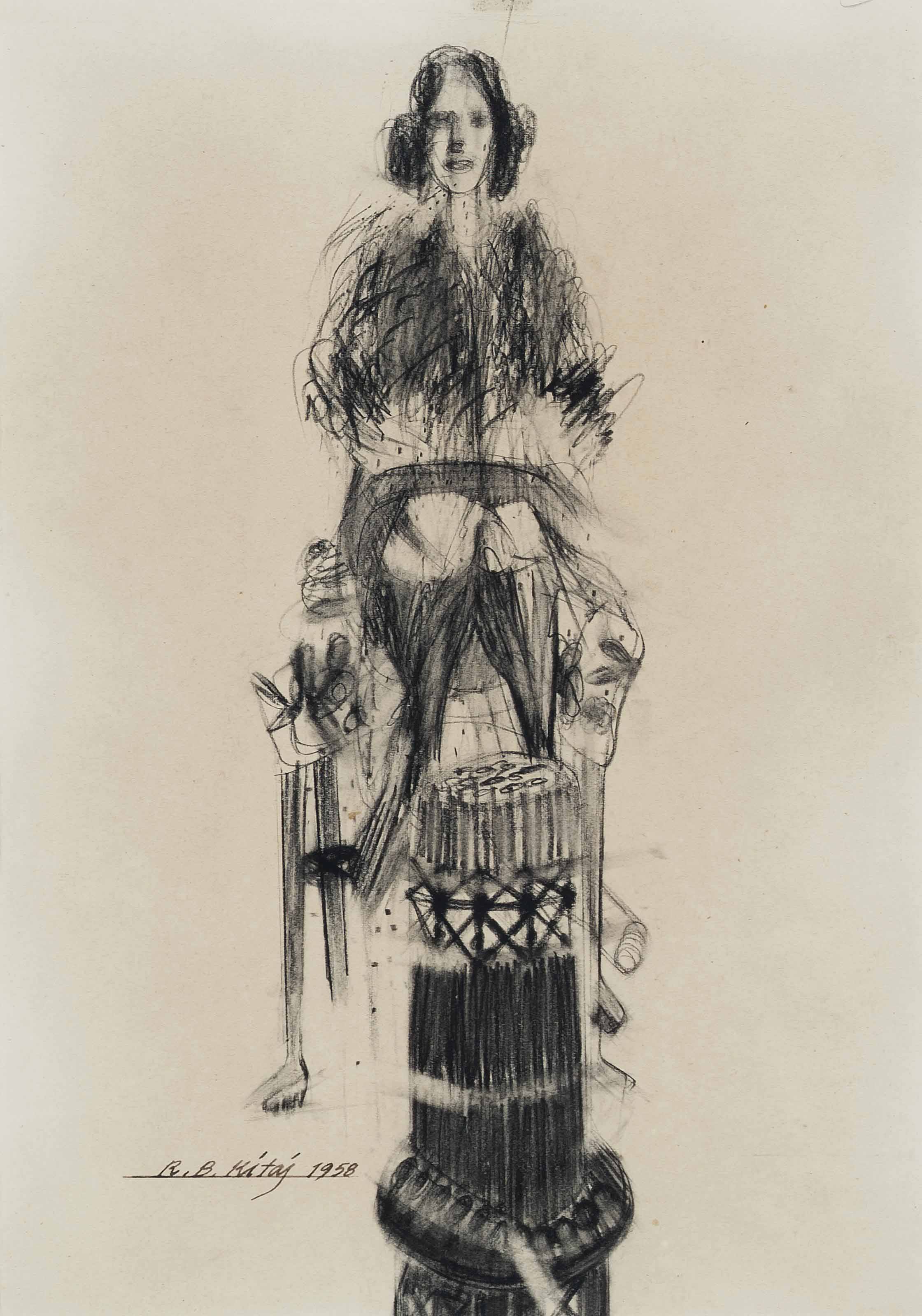 Figure of a woman 

