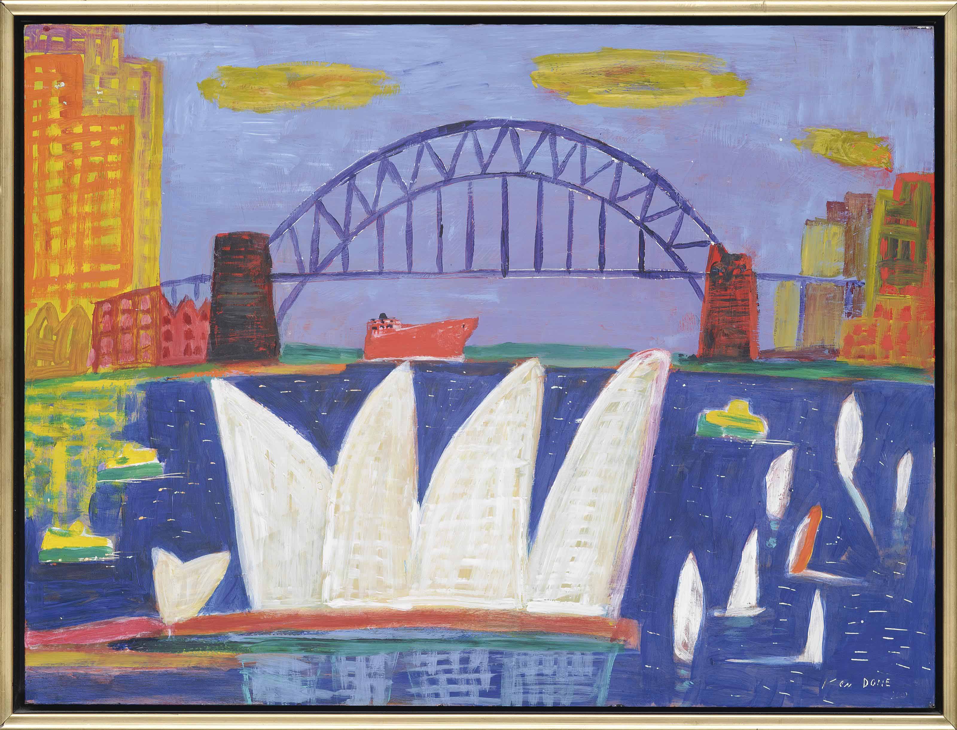 Ken Done (Australian, b.1940) , Sydney blue I Christie's