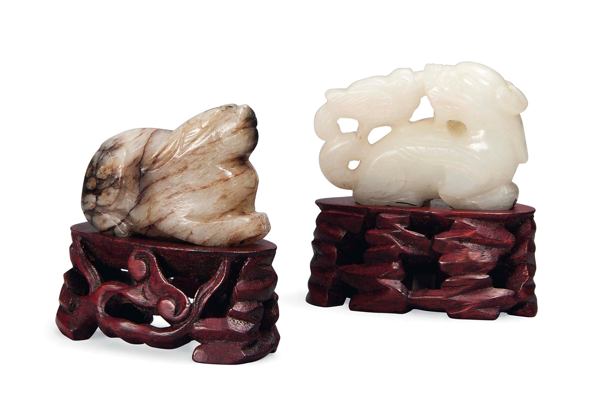 TWO CHINESE JADE CARVINGS , MING DYNASTY (13681644) Christie's