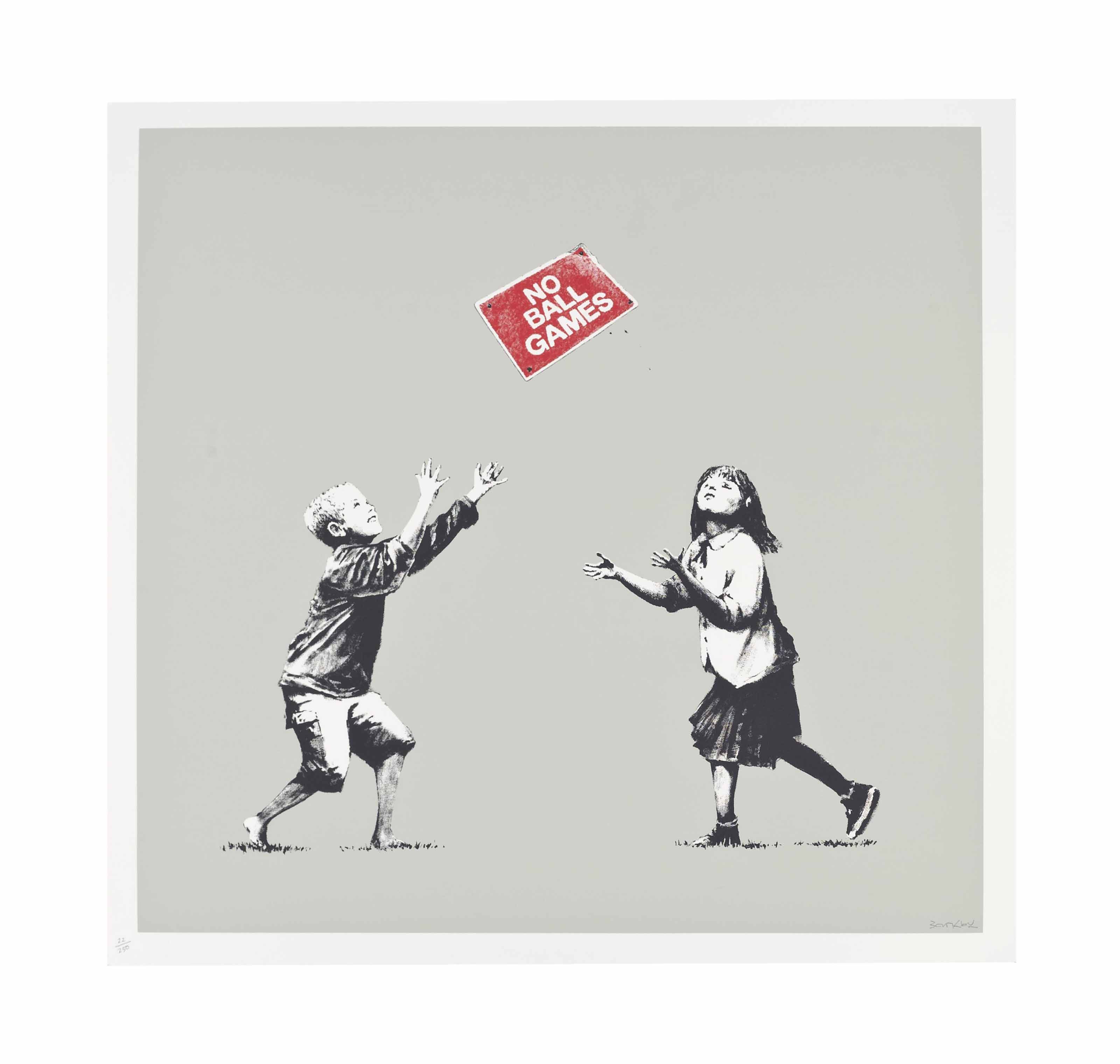 Banksy (b. 1974) , No Ball Games | Christie's