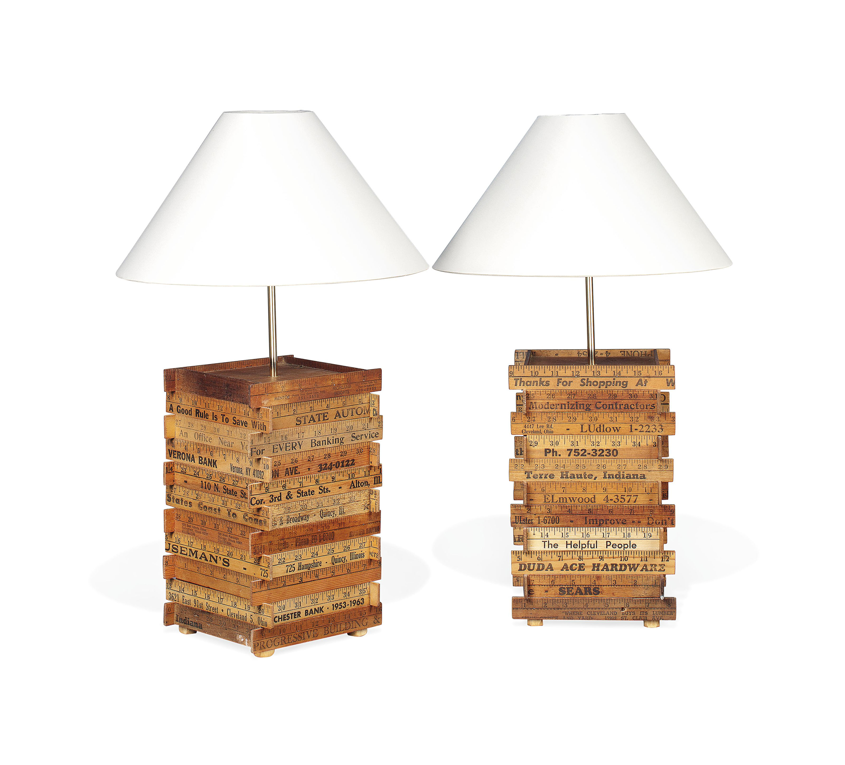 antique wooden table lamps